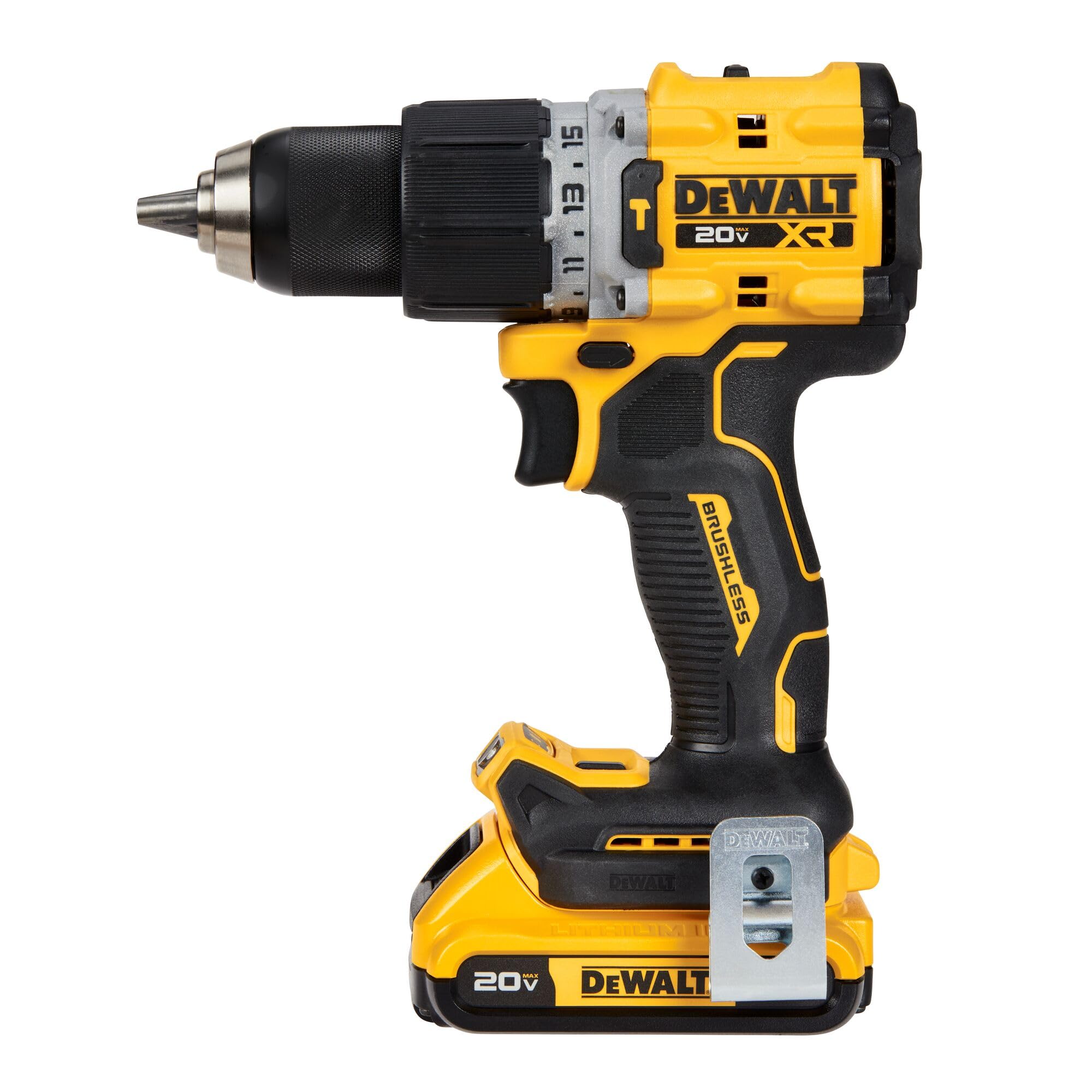 dewalt-20v-max-xr-dcd805d2-brushless-1-2-hammer-drill-driver-kit image 5