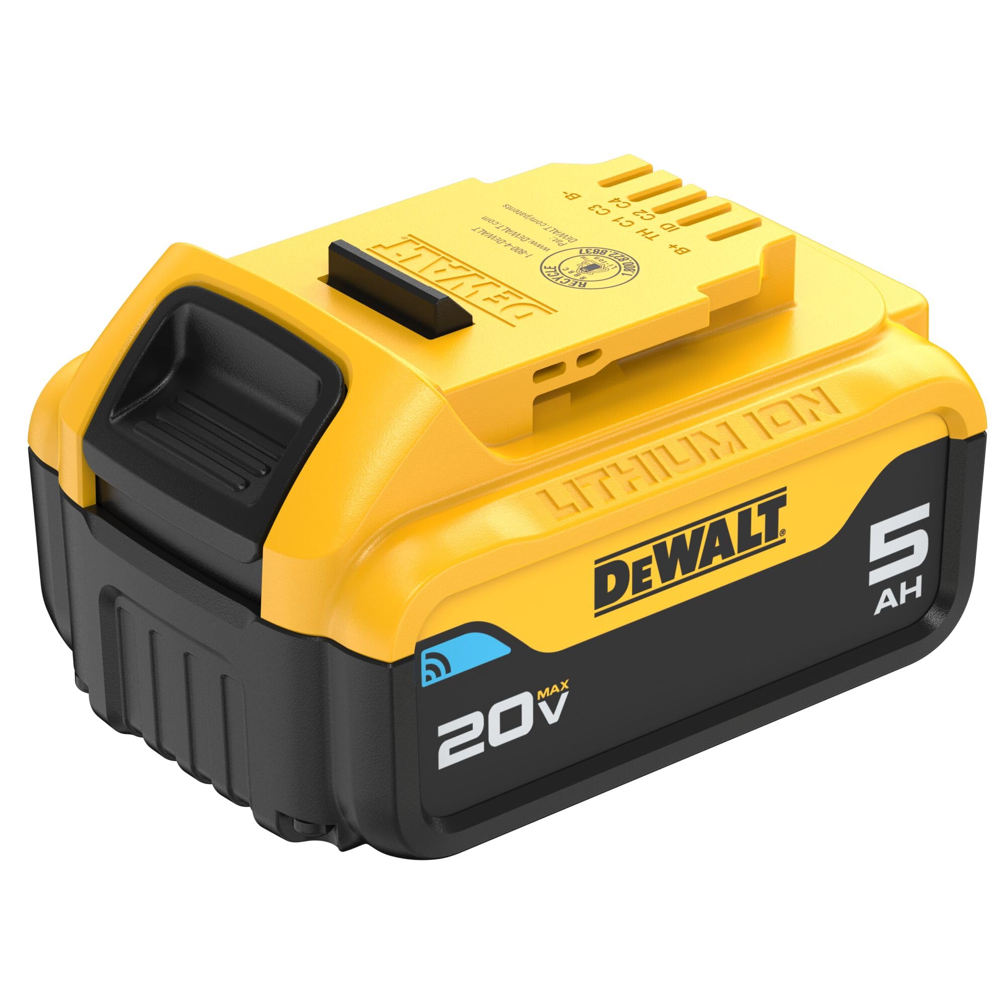 dewalt-20v-max-5-ah-bluetooth-battery-2-pack-with-tool-connect-dcb205bt-2 image 3