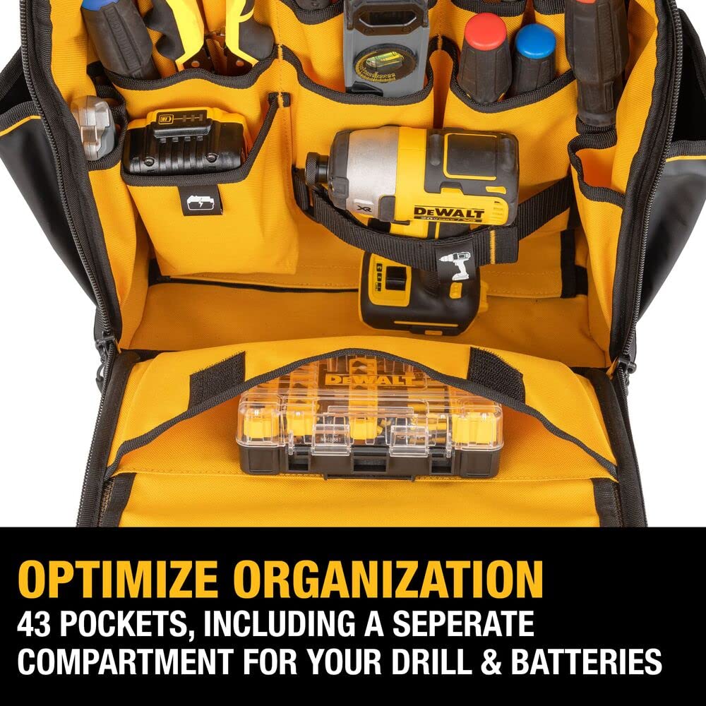 dewalt-tool-backpack-dwst560102-43-pocket-water-resistant-tool-storage image 7