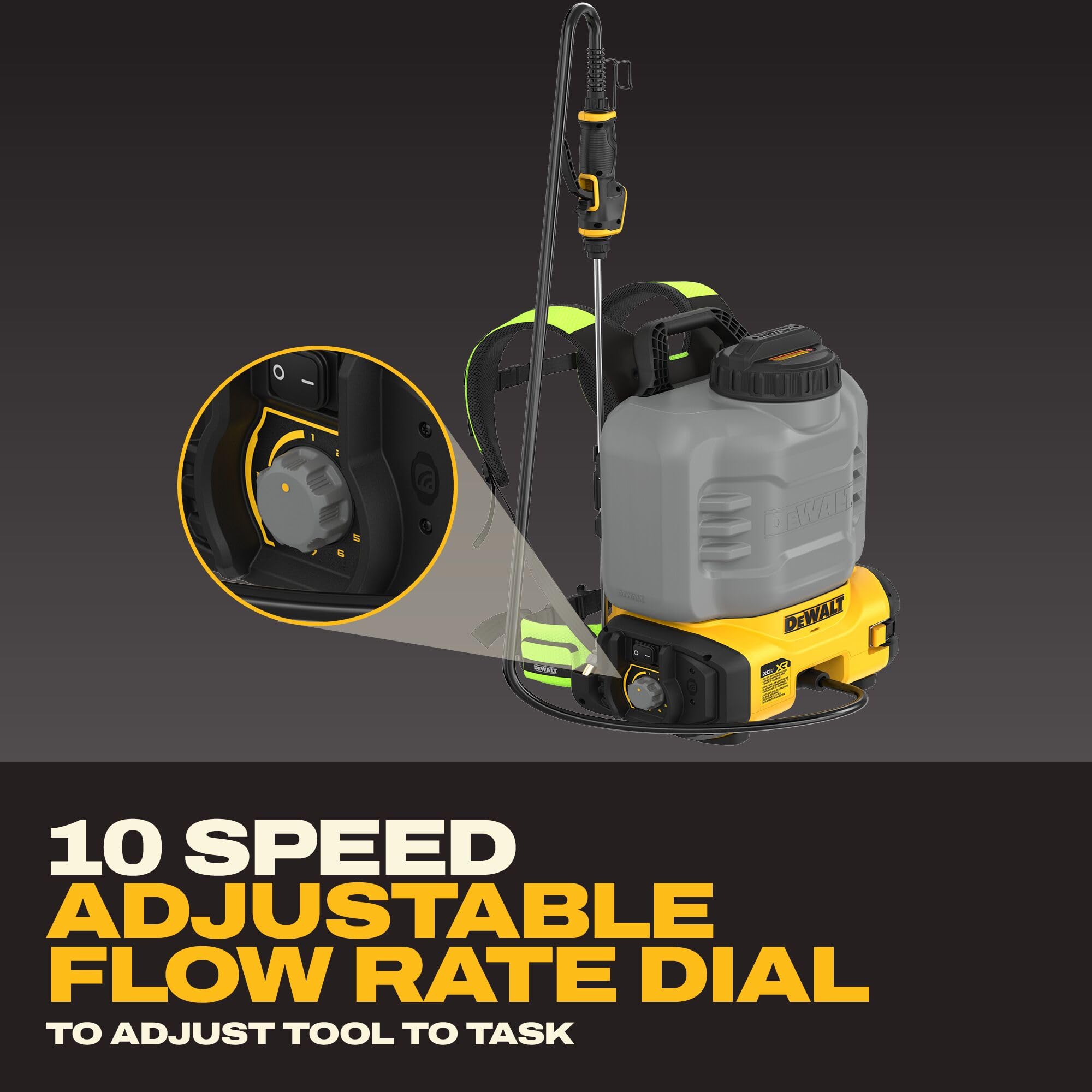 dewalt-20v-max-xr-concrete-chemical-sprayer-dccs1100b-4-gallon-150-psi-backpack image 6