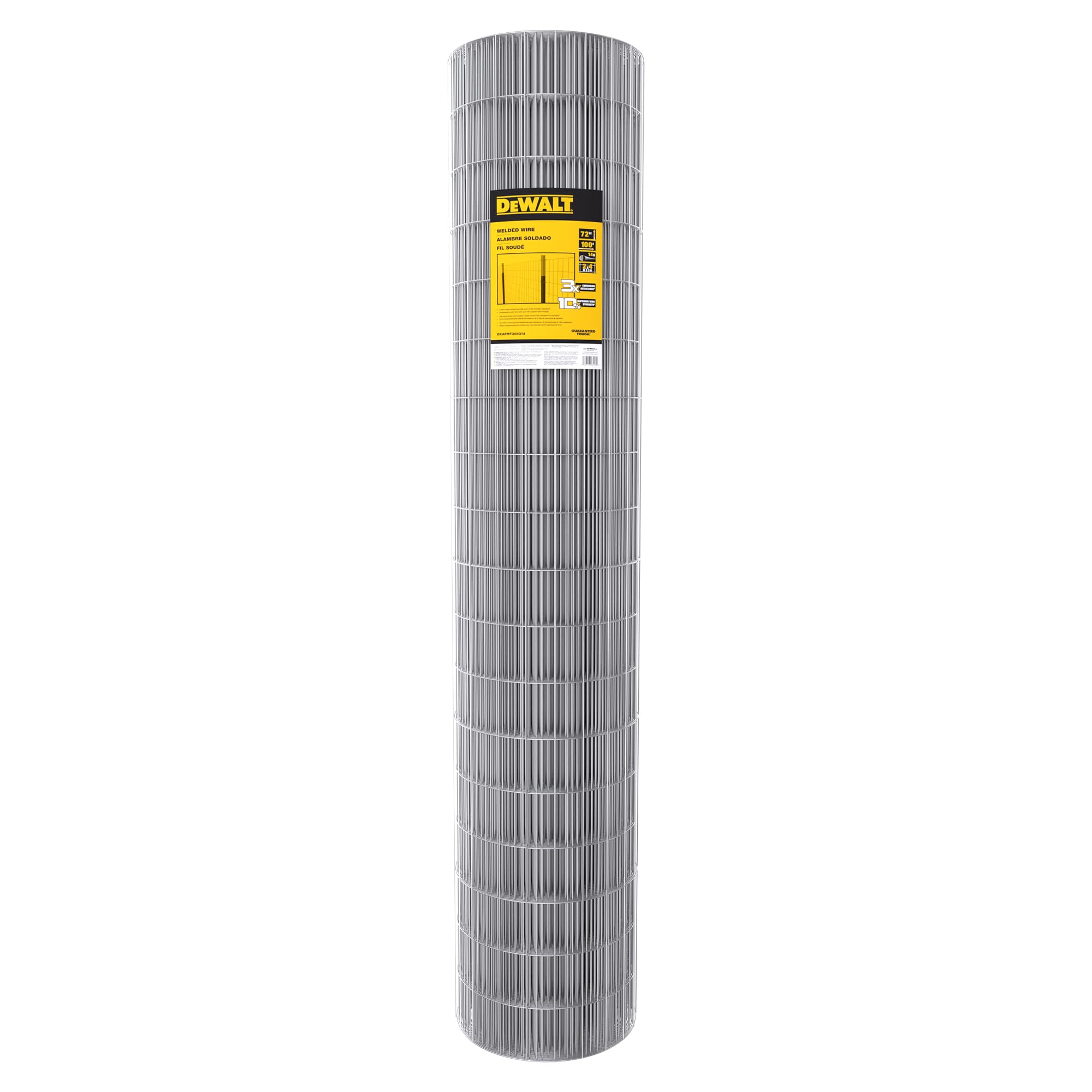 dewalt-2-in-x-4-in-welded-wire-fence-roll-72-in-x-100-ft-14-gauge-galvanized-ste image 1