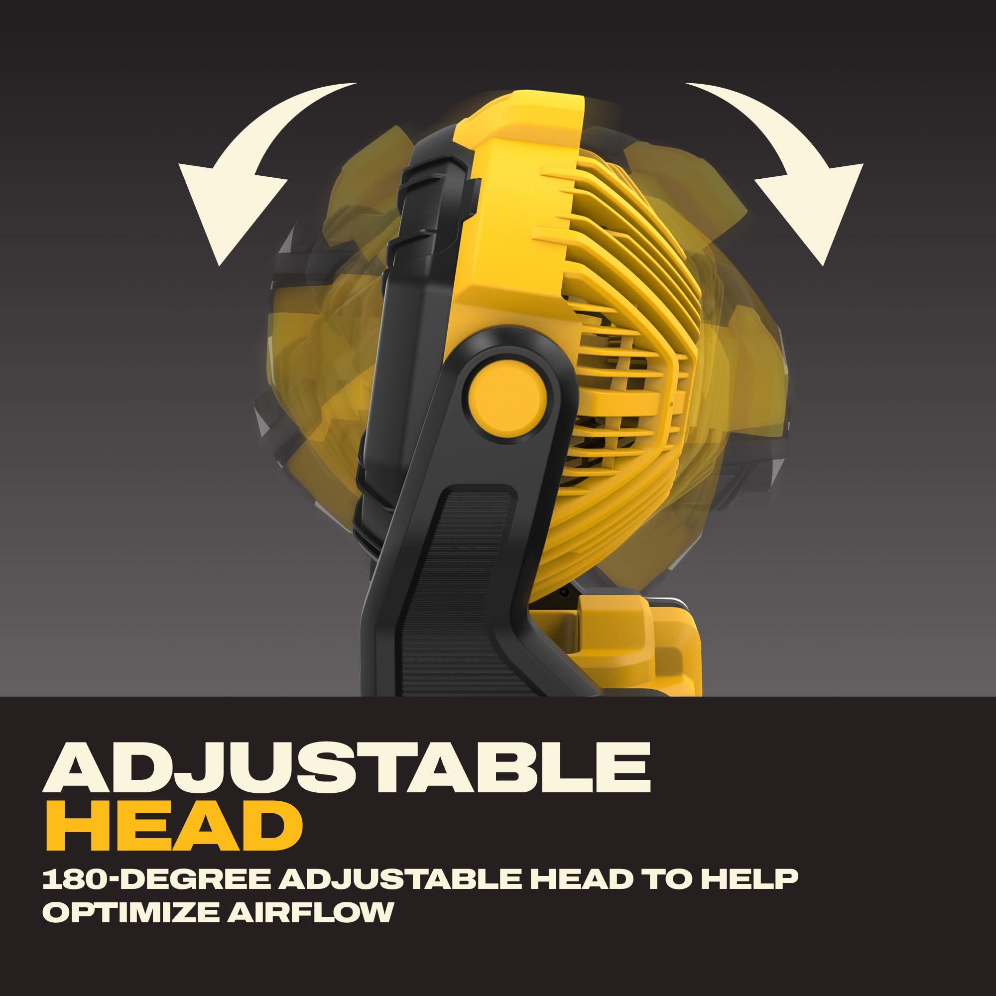 dewalt-20v-max-cordless-jobsite-fan-dce512b-variable-speed-650-cfm-tool-only image 3