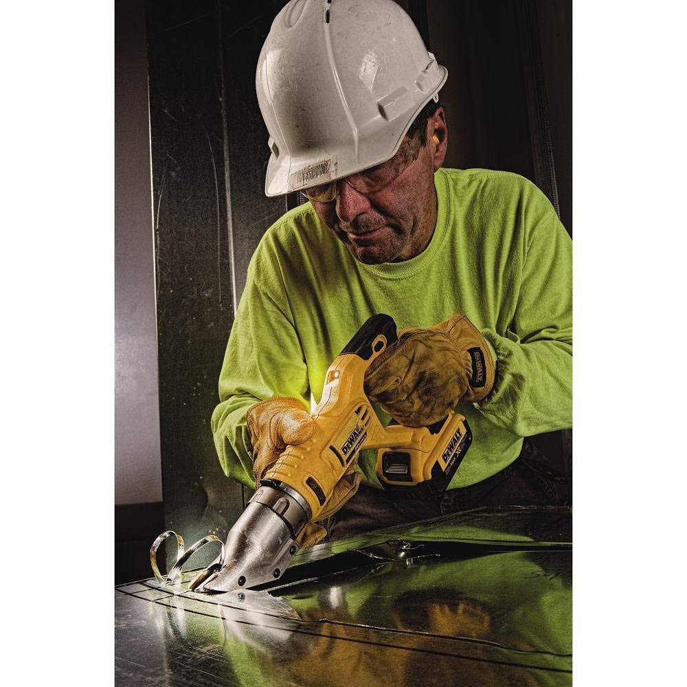 dewalt-dcs494m2-20v-max-14-ga-360-free-swivel-cordless-metal-shears-tool-kit image 5