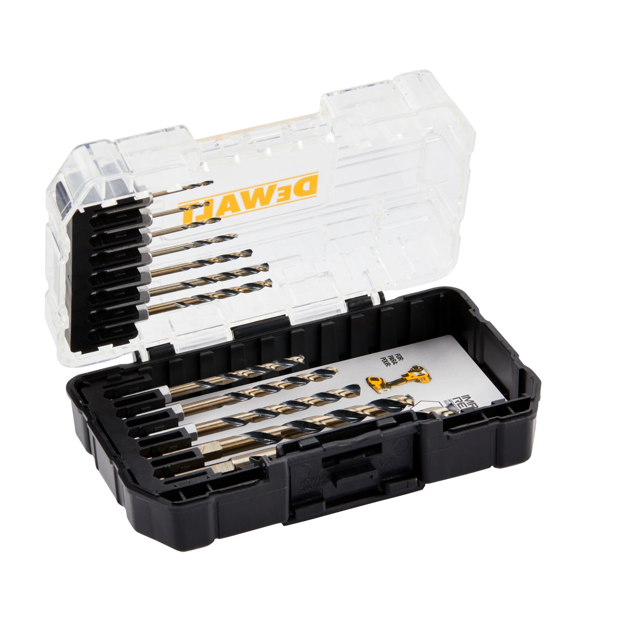 dewalt-dwah1182-12-piece-black-gold-impact-ready-drill-bit-set image 3