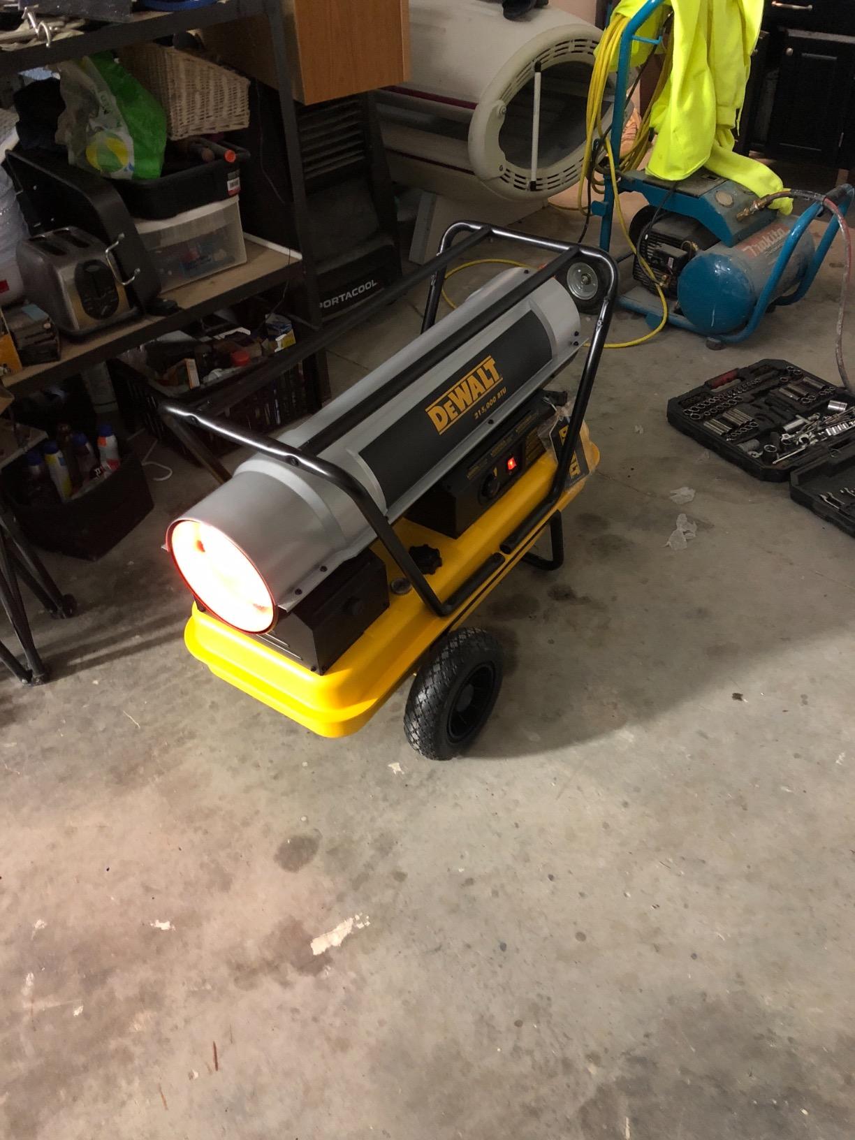 Warms the whole garage