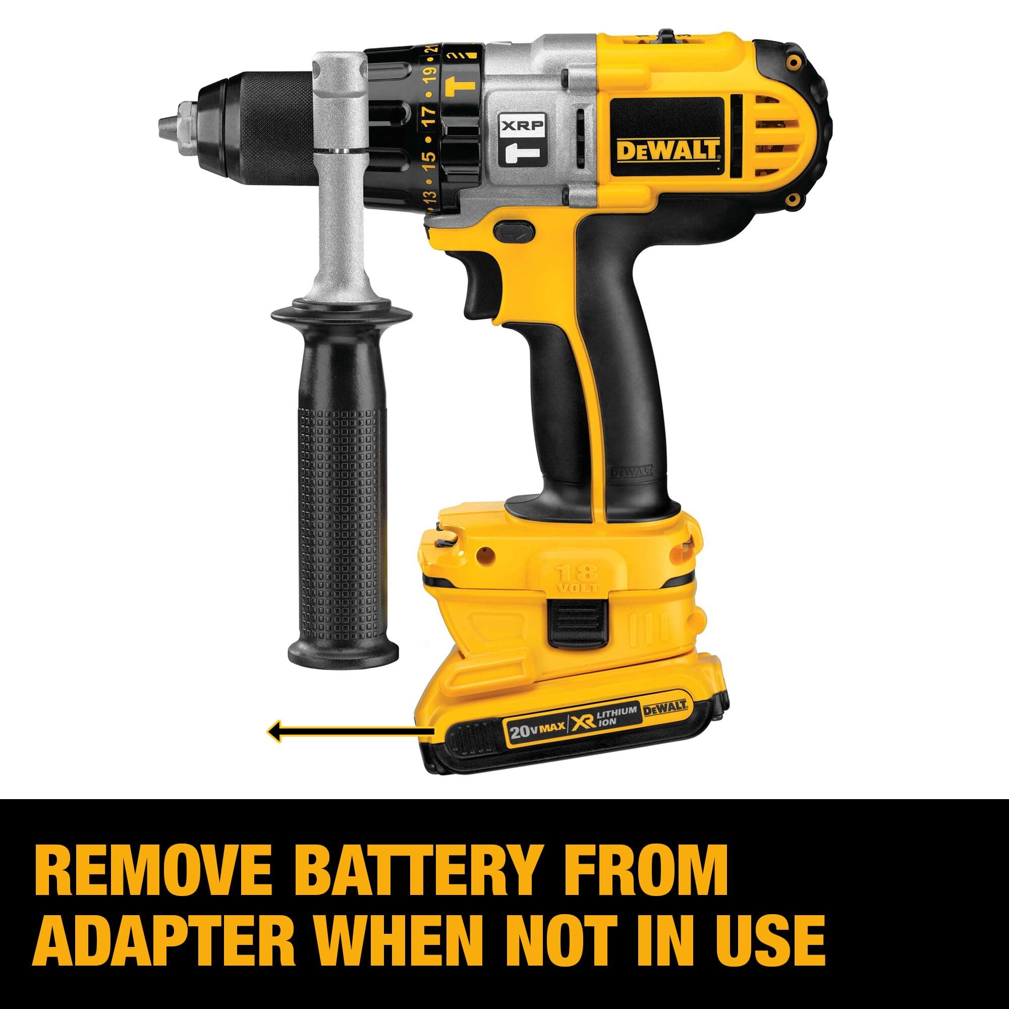 dewalt-dca2203c-20v-max-battery-adapter-kit-for-18v-tools-2-batteries-charger image 6