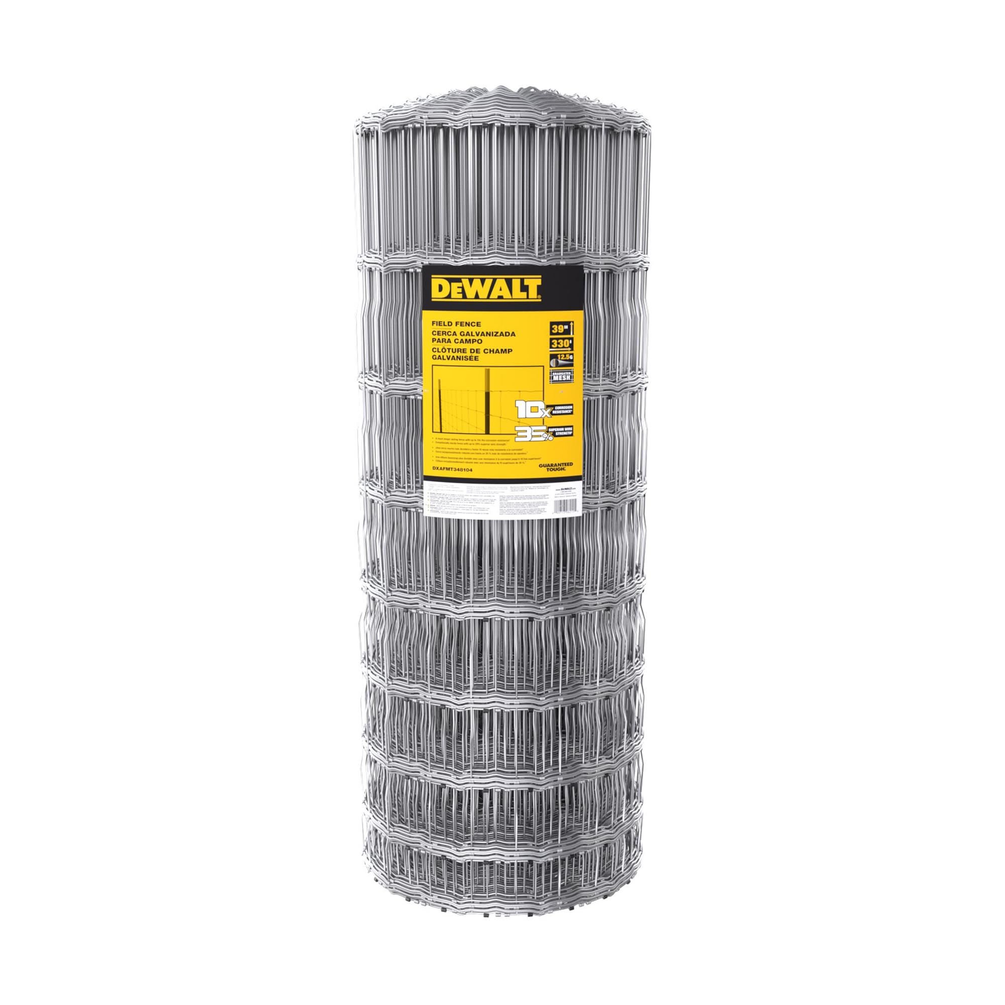 dewalt-39-in-x-330-ft-field-fence-12-5-gauge-galvanized-steel-for-livestock-past image 1