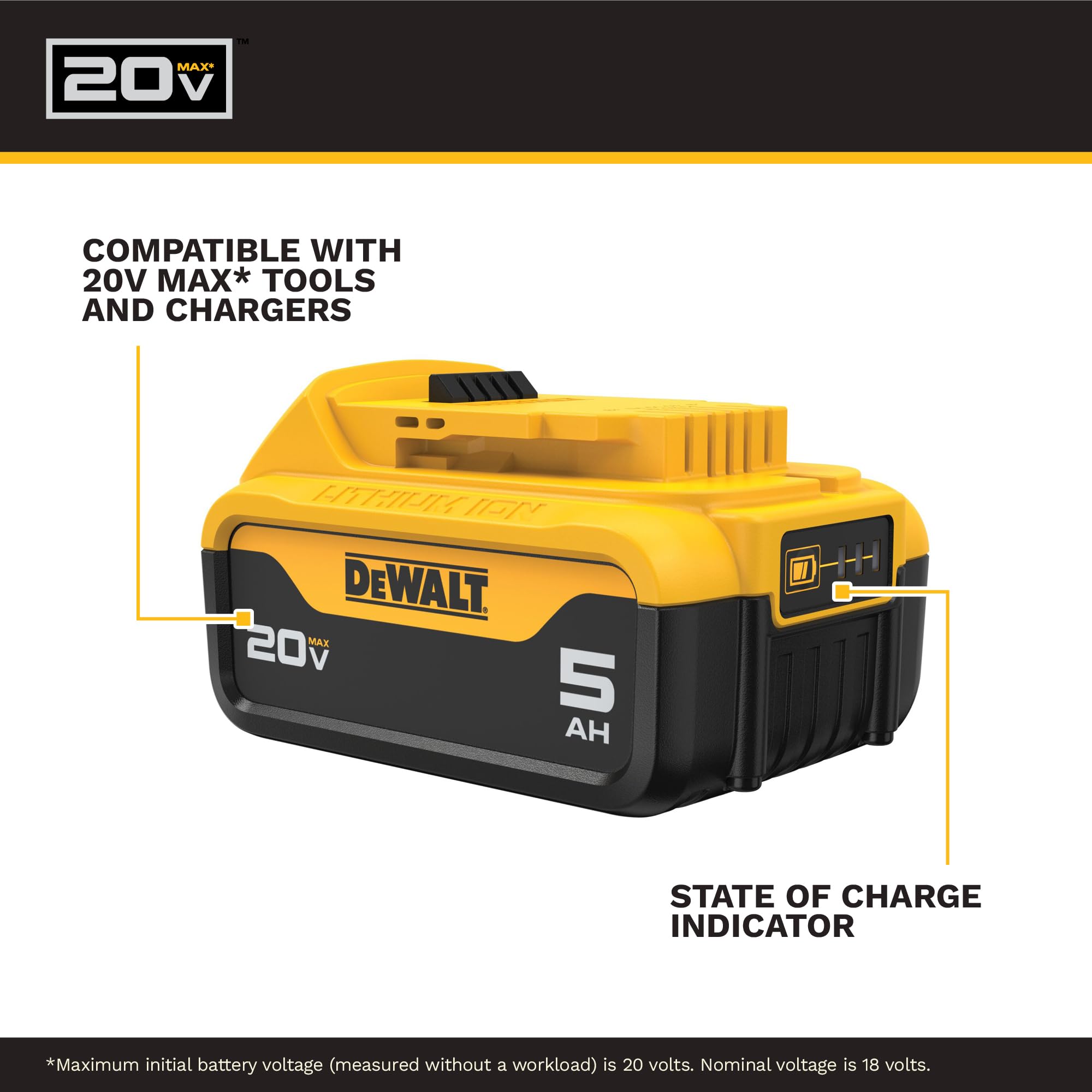 dewalt-dcb205-2-20v-max-xr-5ah-lithium-ion-battery-2-pack image 3