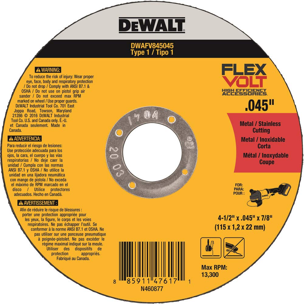 dewalt-dwafv86045-flexvolt-6-t1-cutting-wheel-045-x-7-8 image 3