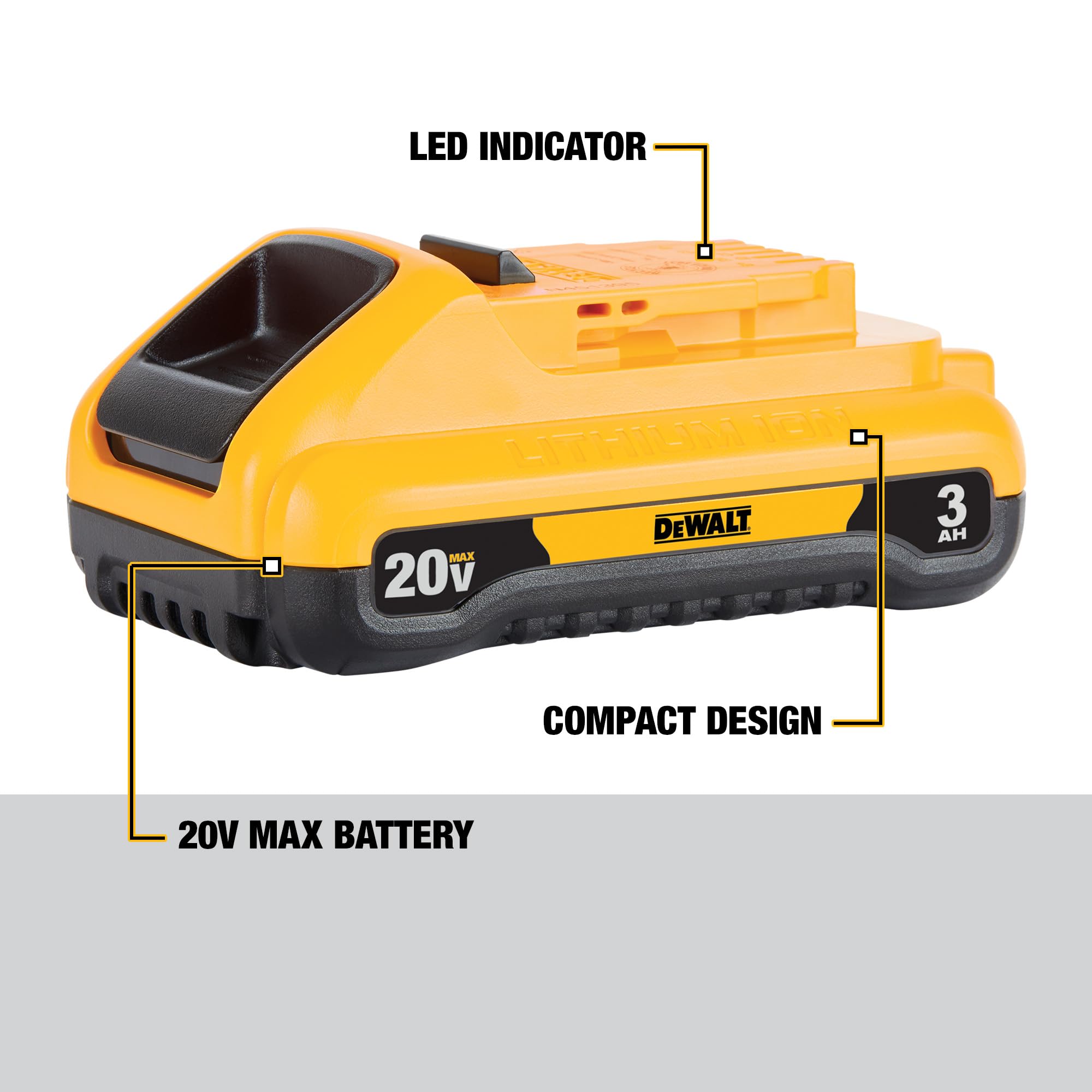 dewalt-20v-max-3-0ah-lithium-ion-battery-pack-dcb230 image 3
