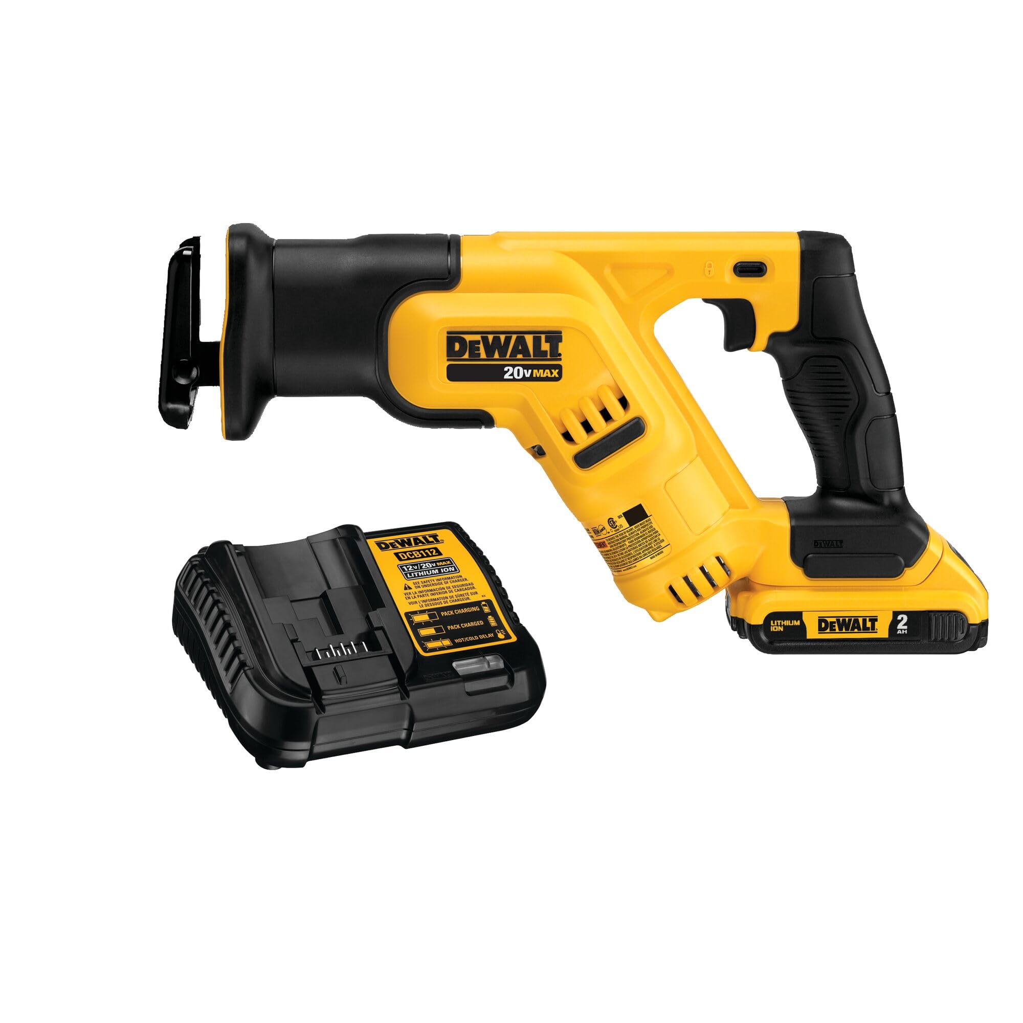 dewalt-dcs387d1-20v-max-compact-reciprocating-saw-kit-2-0ah image 1
