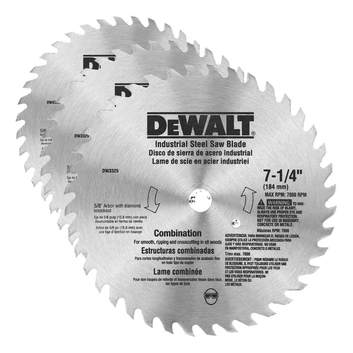 dewalt-dw3326-7-1-4-inch-140-tooth-circular-saw-blade-for-plywood-melamine image 2