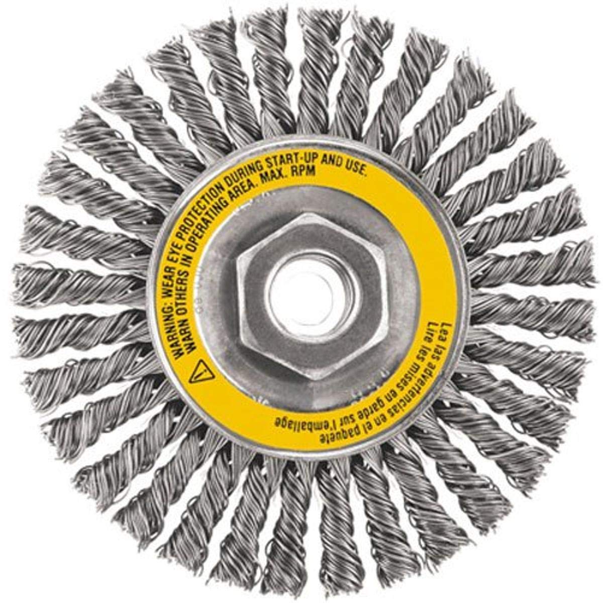 dewalt-dw49204-high-performance-stainless-stringer-bead-wire-wheel-4-in-x-5-8-in image 1