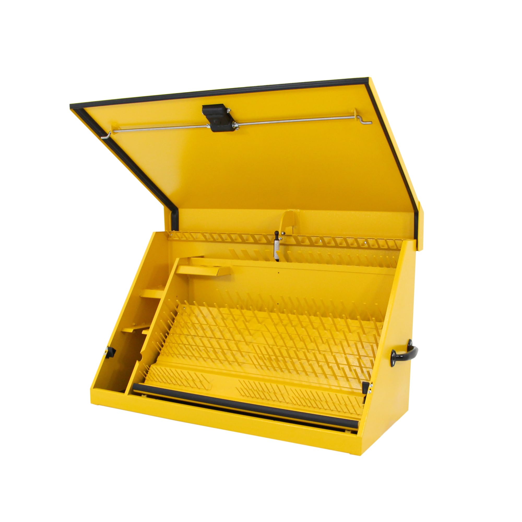 dewalt-36-x-17-steel-triangle-toolbox-with-power-strip-yellow image 6