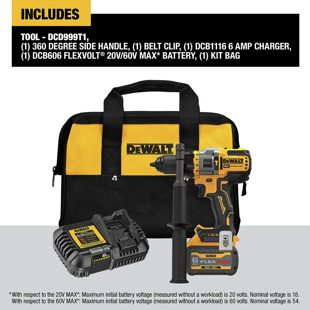 dewalt-dcd999t1-20v-max-flexvolt-advantage-1-2-inch-hammer-drill-kit image 2