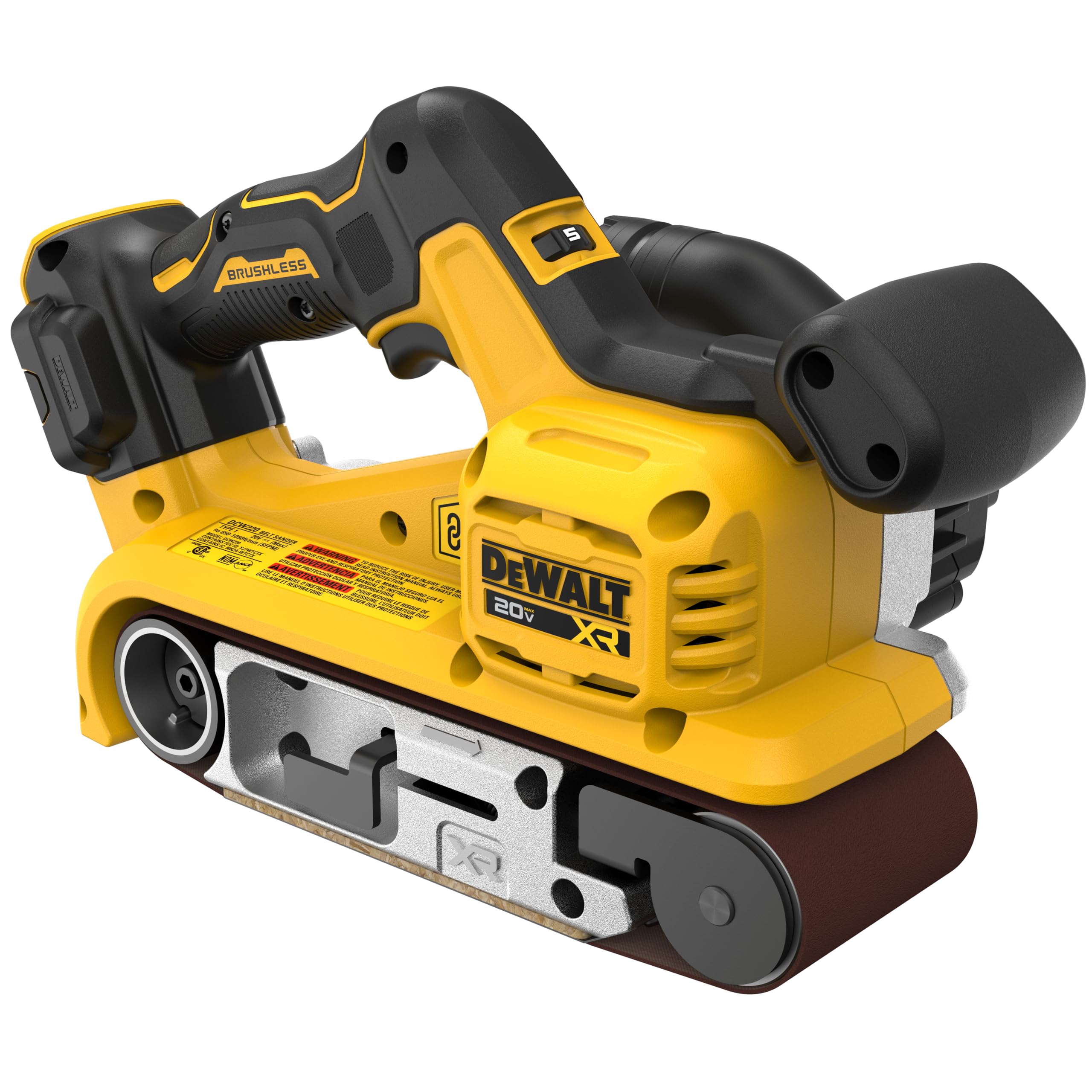 dewalt-dcw220b-20v-max-xr-brushless-cordless-3x21-belt-sander-tool-only image 4