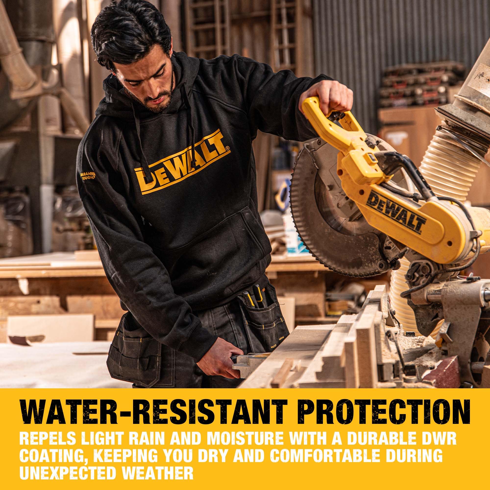 dewalt-rexburg-men-s-water-resistant-heavy-duty-work-hoodie image 2