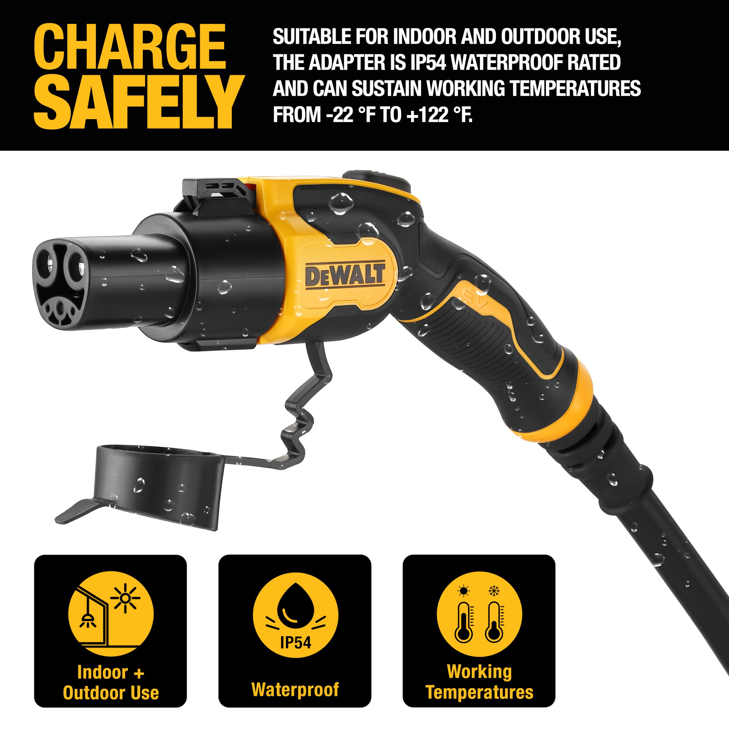 dewalt-sae-j1772-to-tesla-ev-charging-adapter-60a-250v-no-tools-required image 6