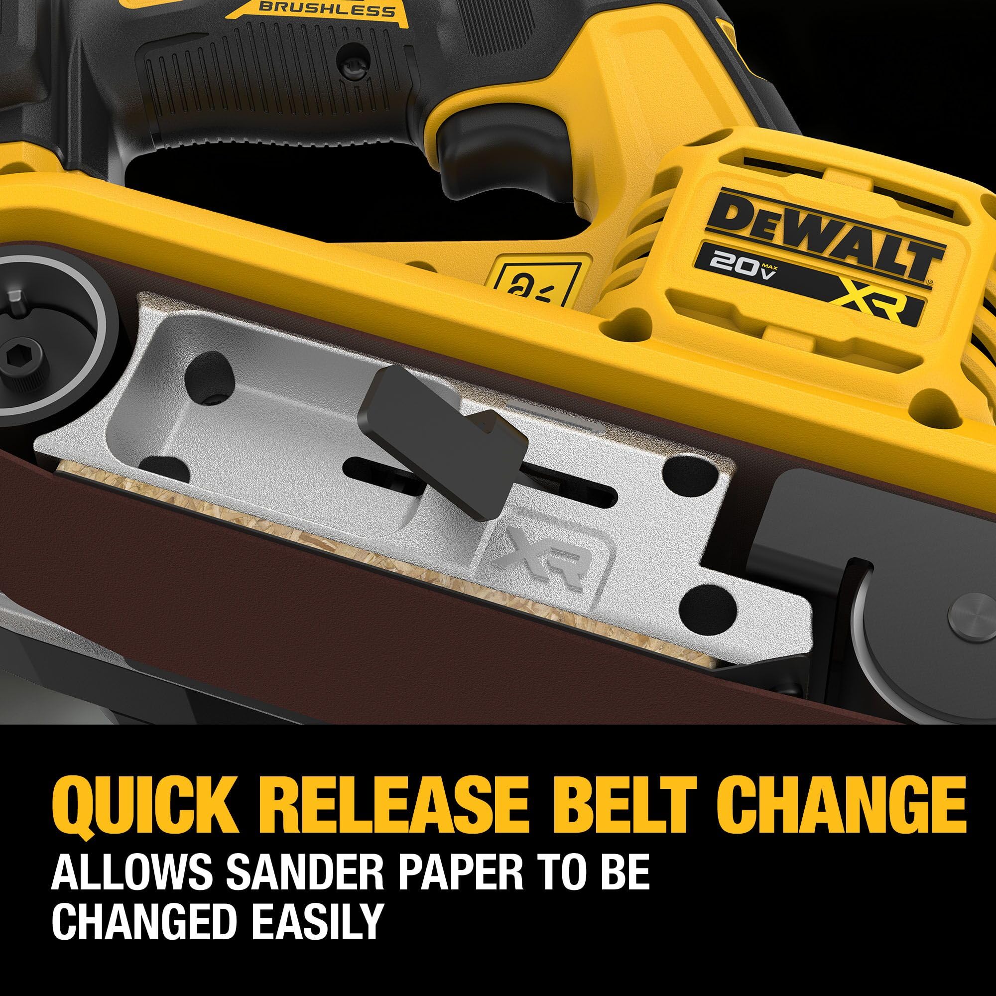 dewalt-dcw220b-20v-max-xr-brushless-cordless-3x21-belt-sander-tool-only image 6