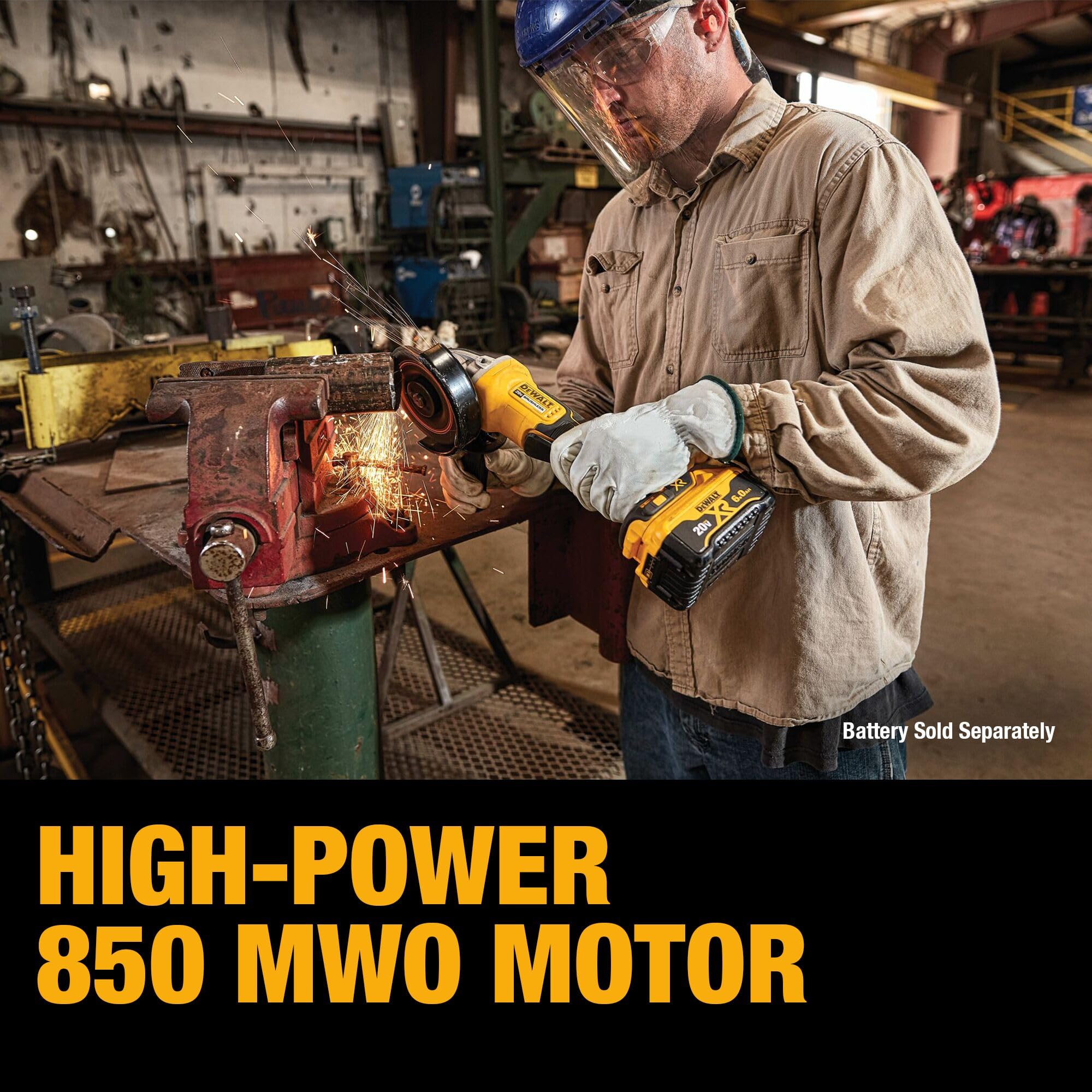 dewalt-dcg413b-20v-max-brushless-4-1-2-angle-grinder-tool-only-9-000-rpm image 5