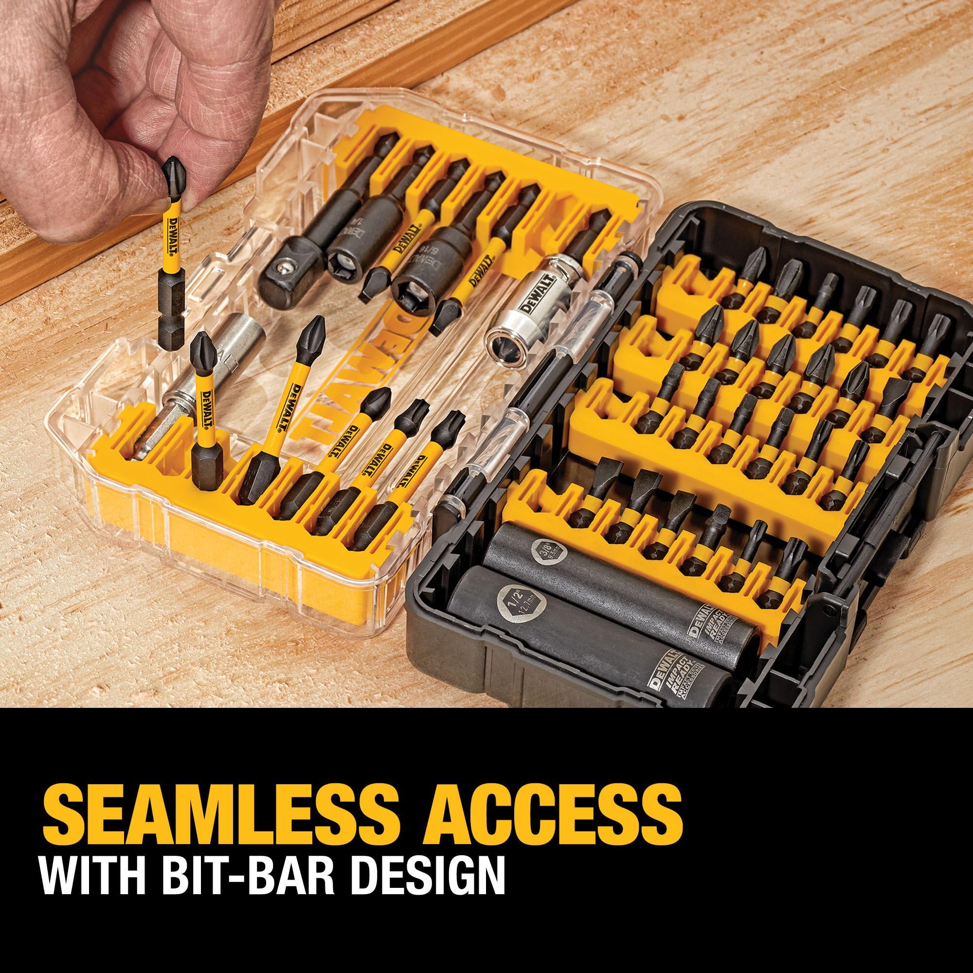 dewalt-dwa2t40ir-40-piece-flextorq-impact-ready-screwdriver-bit-set-with-case image 5