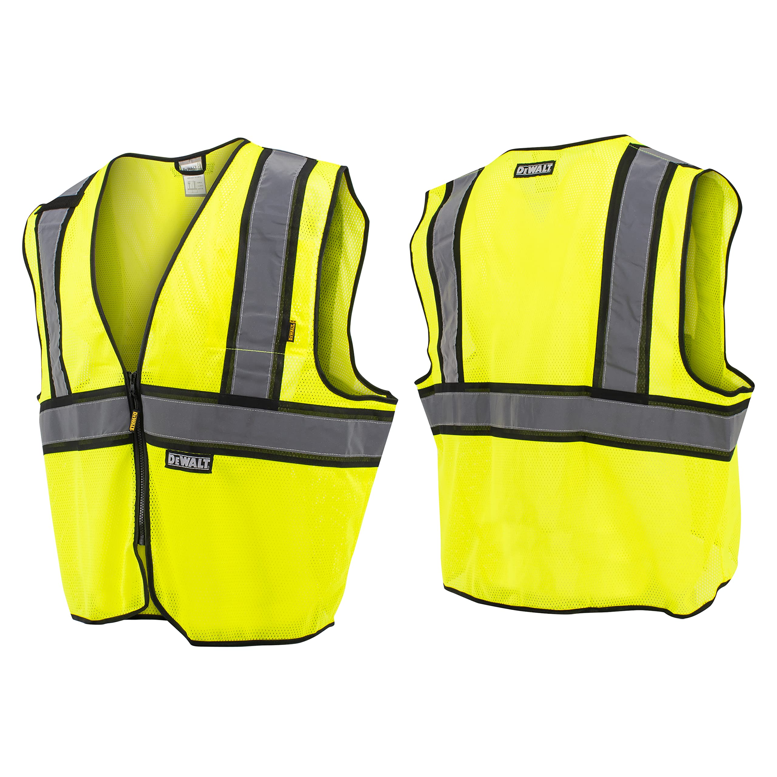dewalt-dsv221-class-2-high-visibility-mesh-vest-green-large image 3