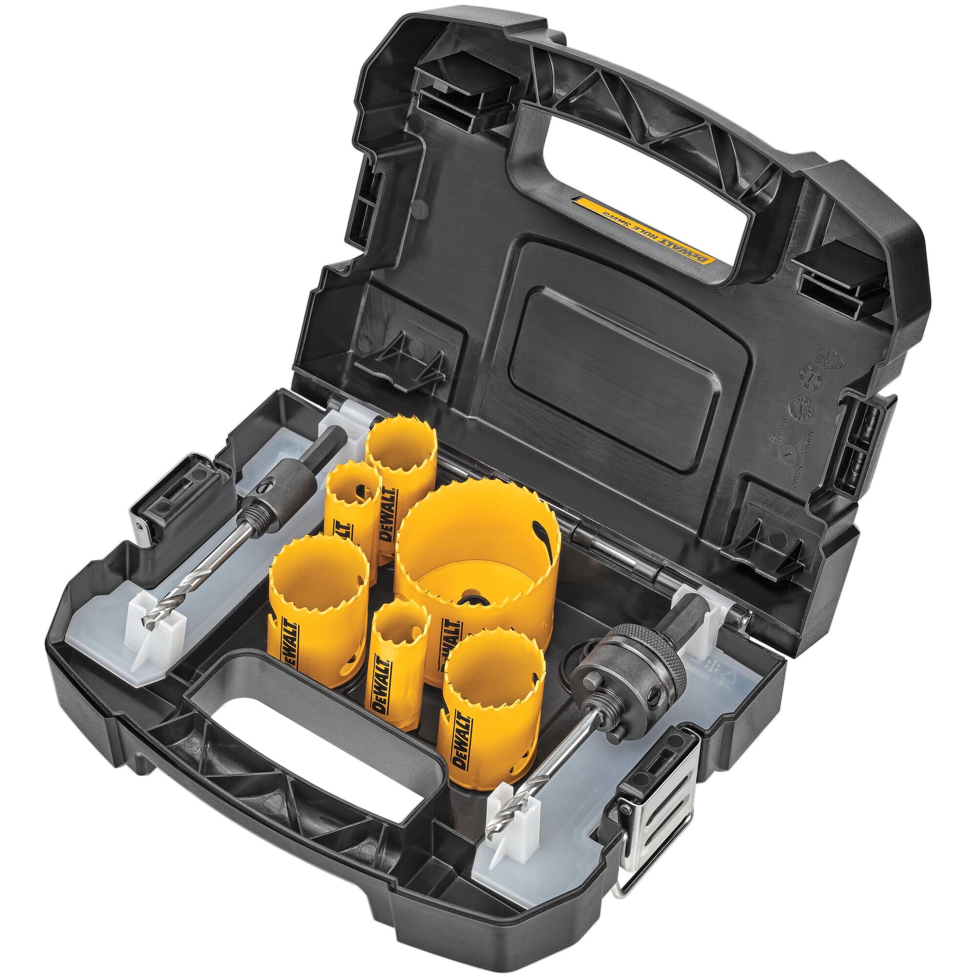 dewalt-d180001-bi-metal-hole-saw-kit-for-wood-metal-and-plastic image 1