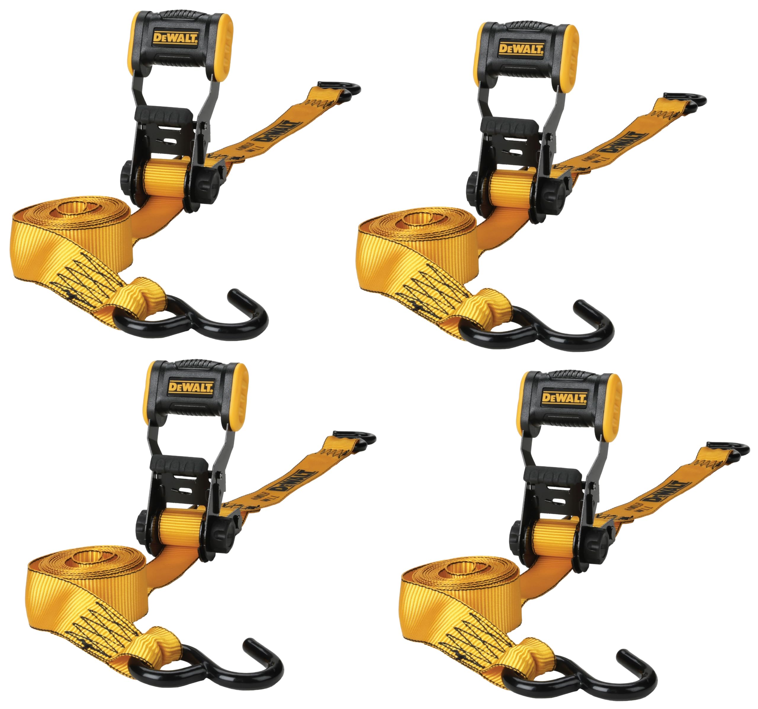 dewalt-dxbc18004-1-25-x-12-ratchet-tie-down-straps-1800-lb-break-strength-4-pack image 1