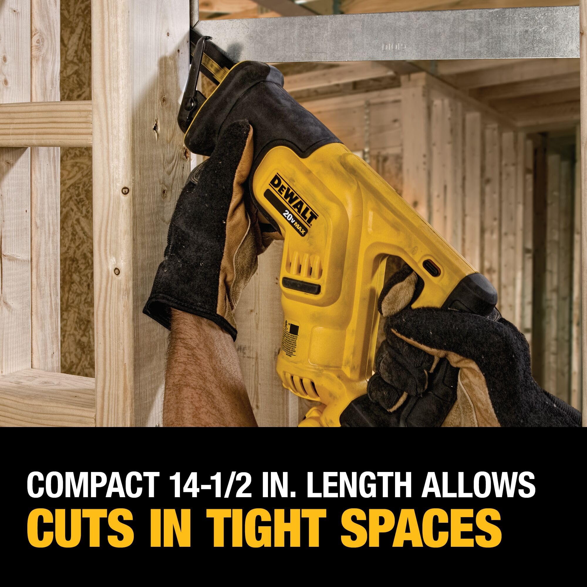 dewalt-dcs387d1-20v-max-compact-reciprocating-saw-kit-2-0ah image 4