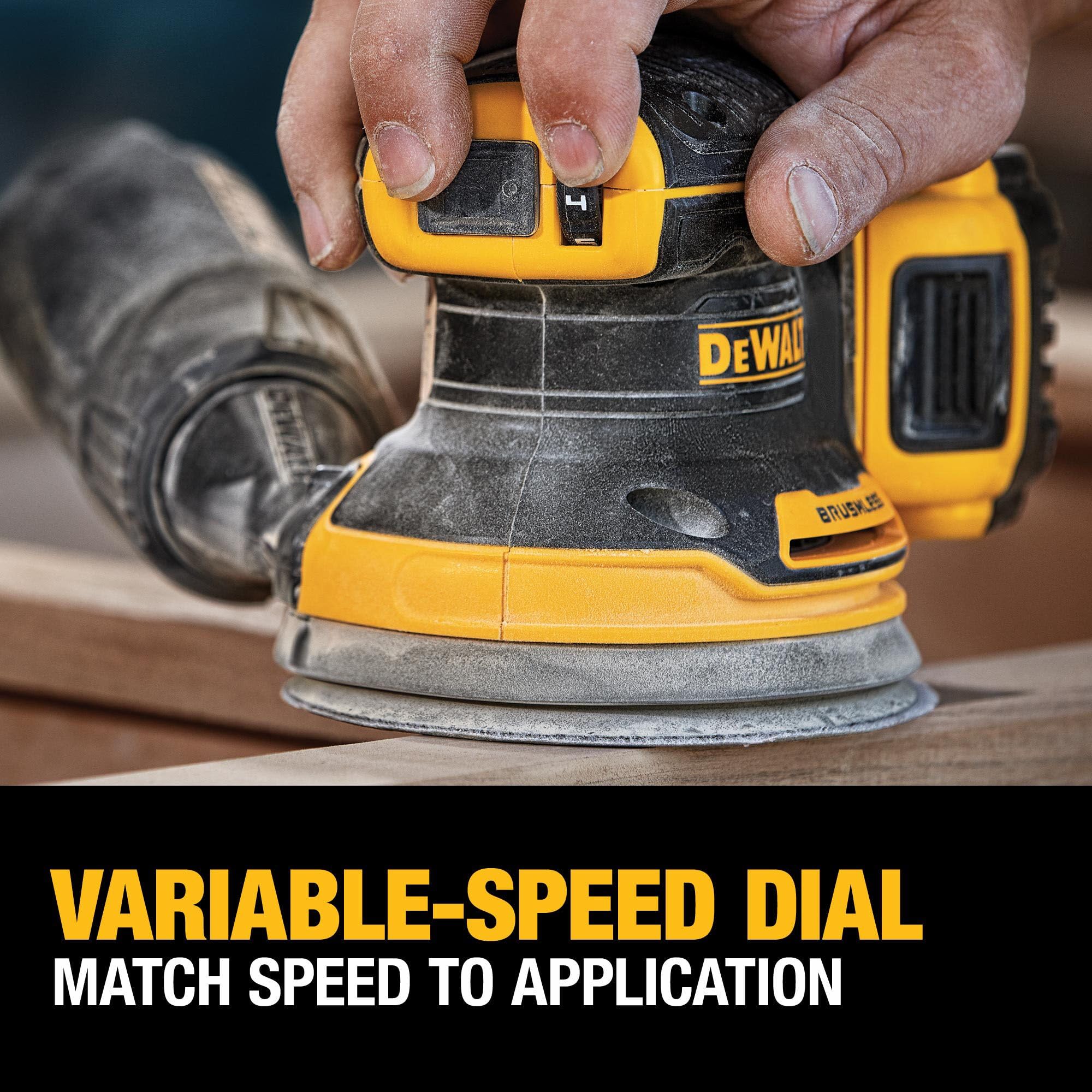 dewalt-20v-max-xr-brushless-5-inch-random-orbital-sander-kit-dcw210p1 image 4
