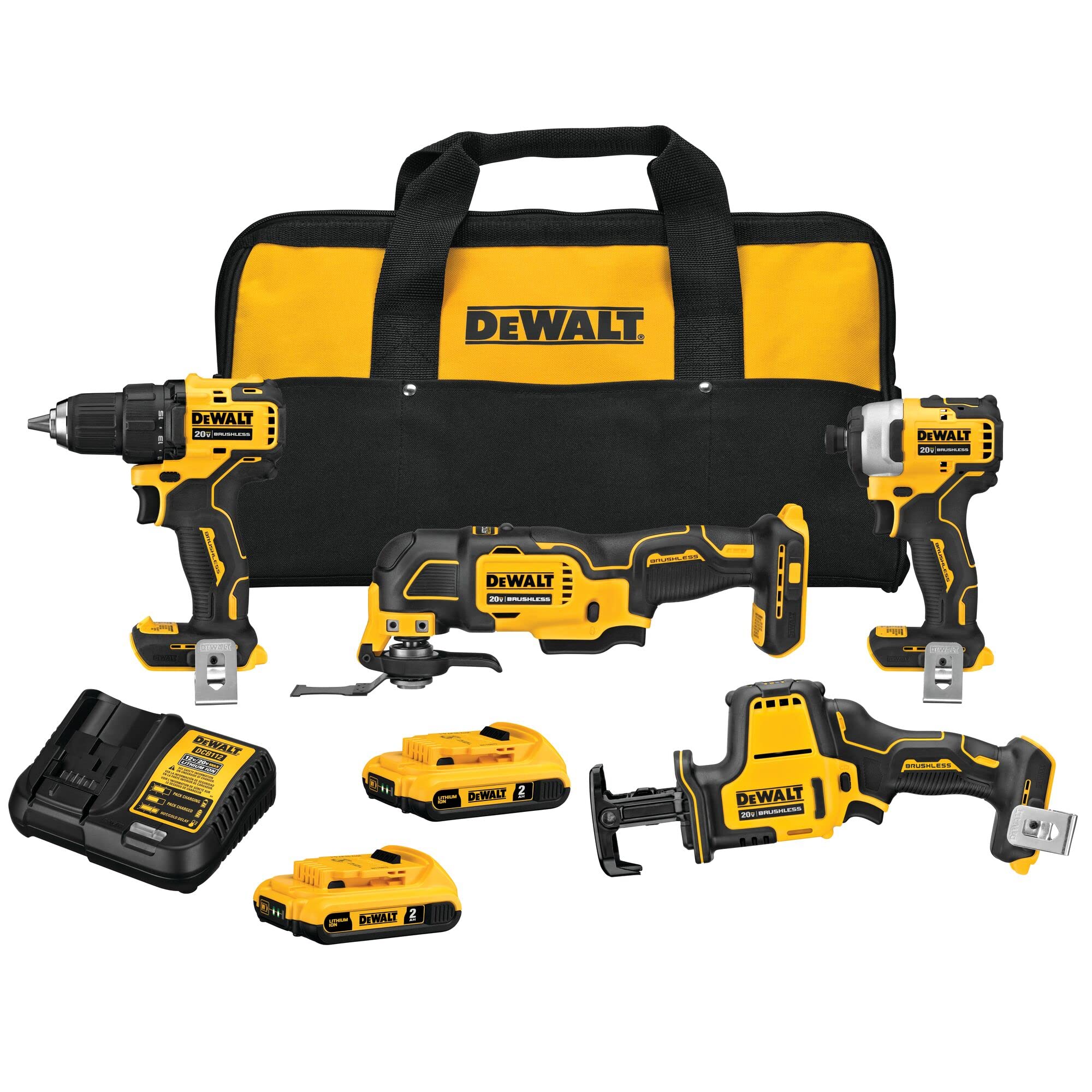 dewalt-dck489d2-20v-max-atomic-4-tool-combo-kit image 1