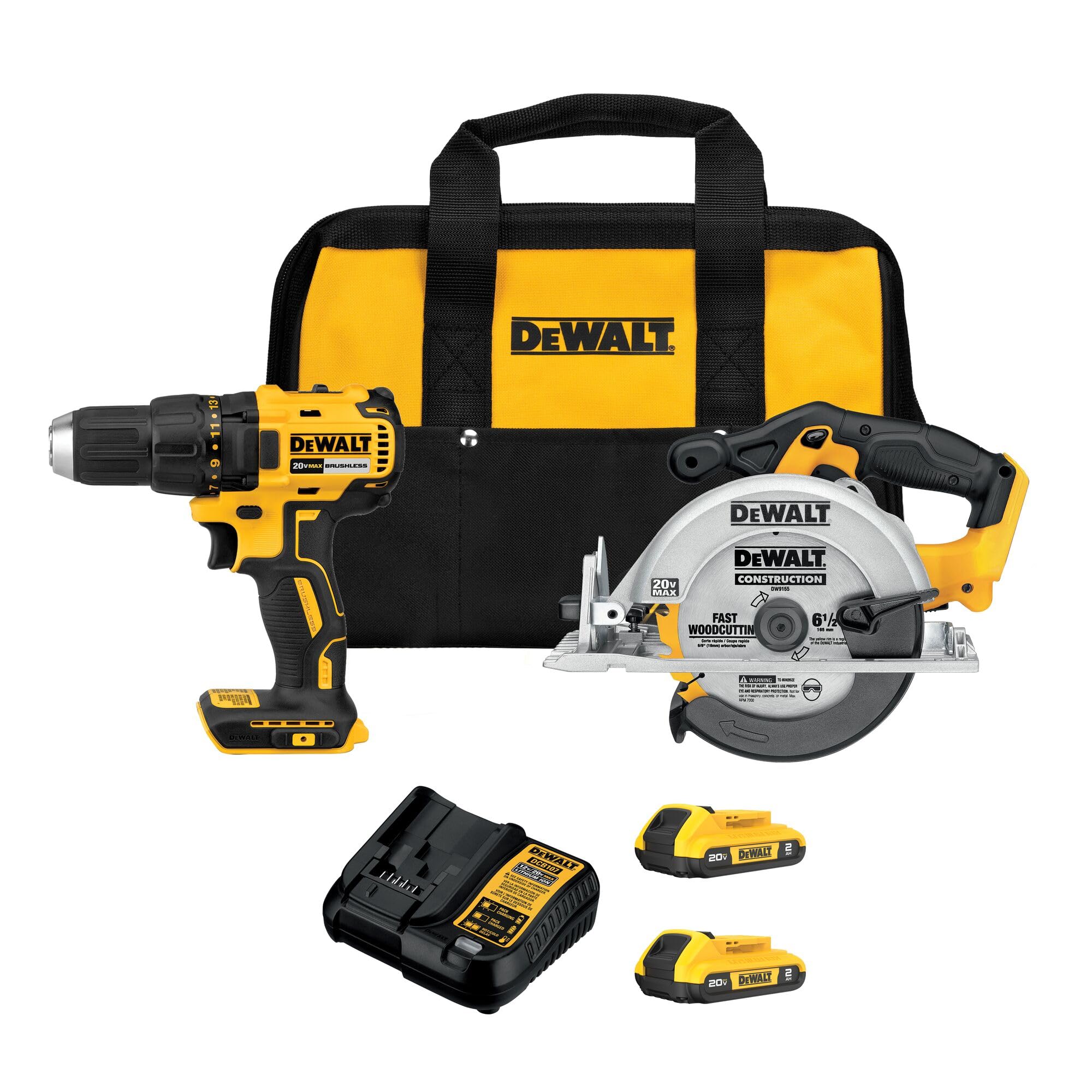 dewalt-dck423d2-20v-max-4-tool-combo-kit-with-2-batteries-and-charger image 3