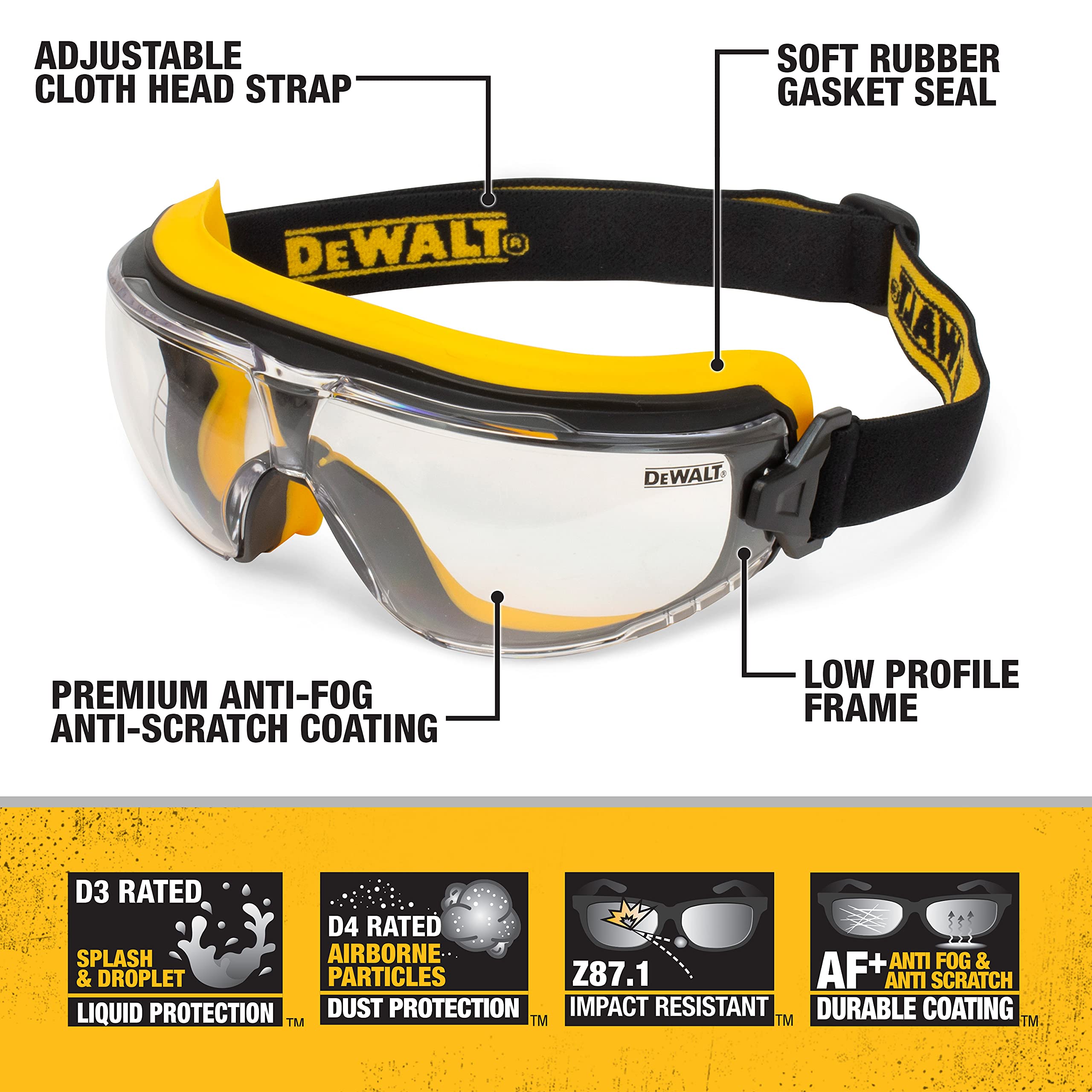 dewalt-dpg84-insulator-safety-goggles-clear-anti-fog-lens image 2