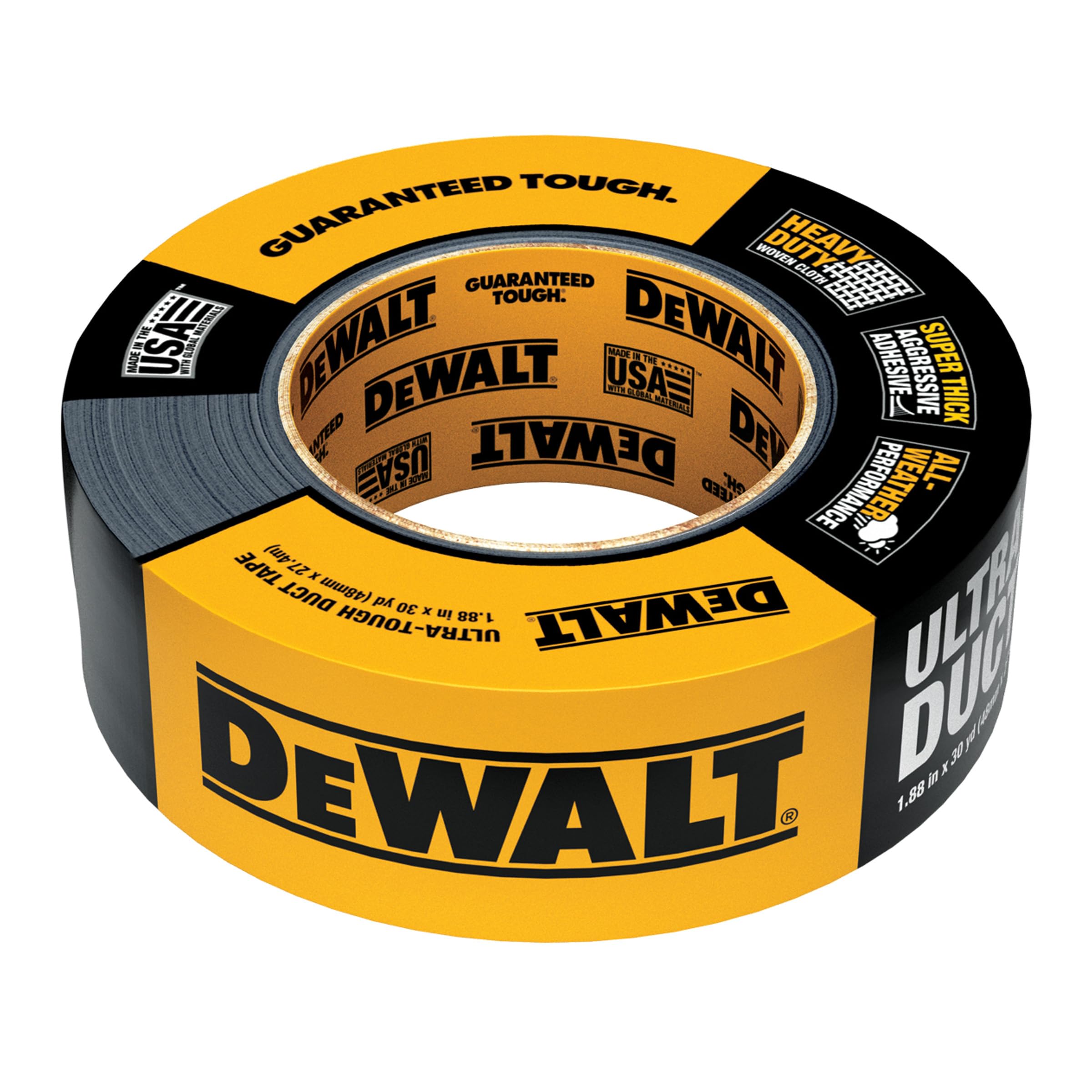 dewalt-ultra-tough-duct-tape-1-88-in-x-10-yd-12-pack-black image 6