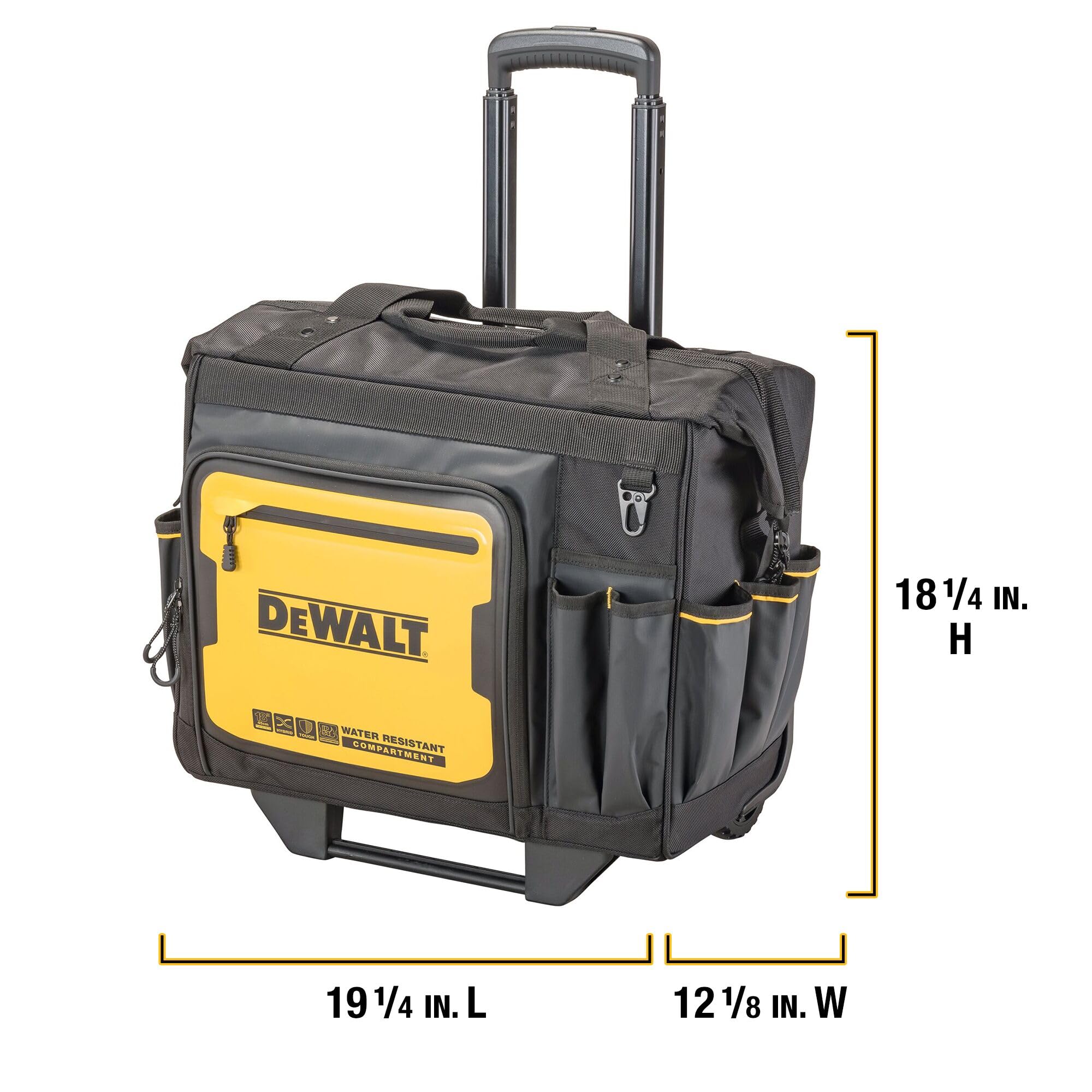 dewalt-18-inch-pro-rolling-tool-bag-with-27-pockets-dwst560107 image 2