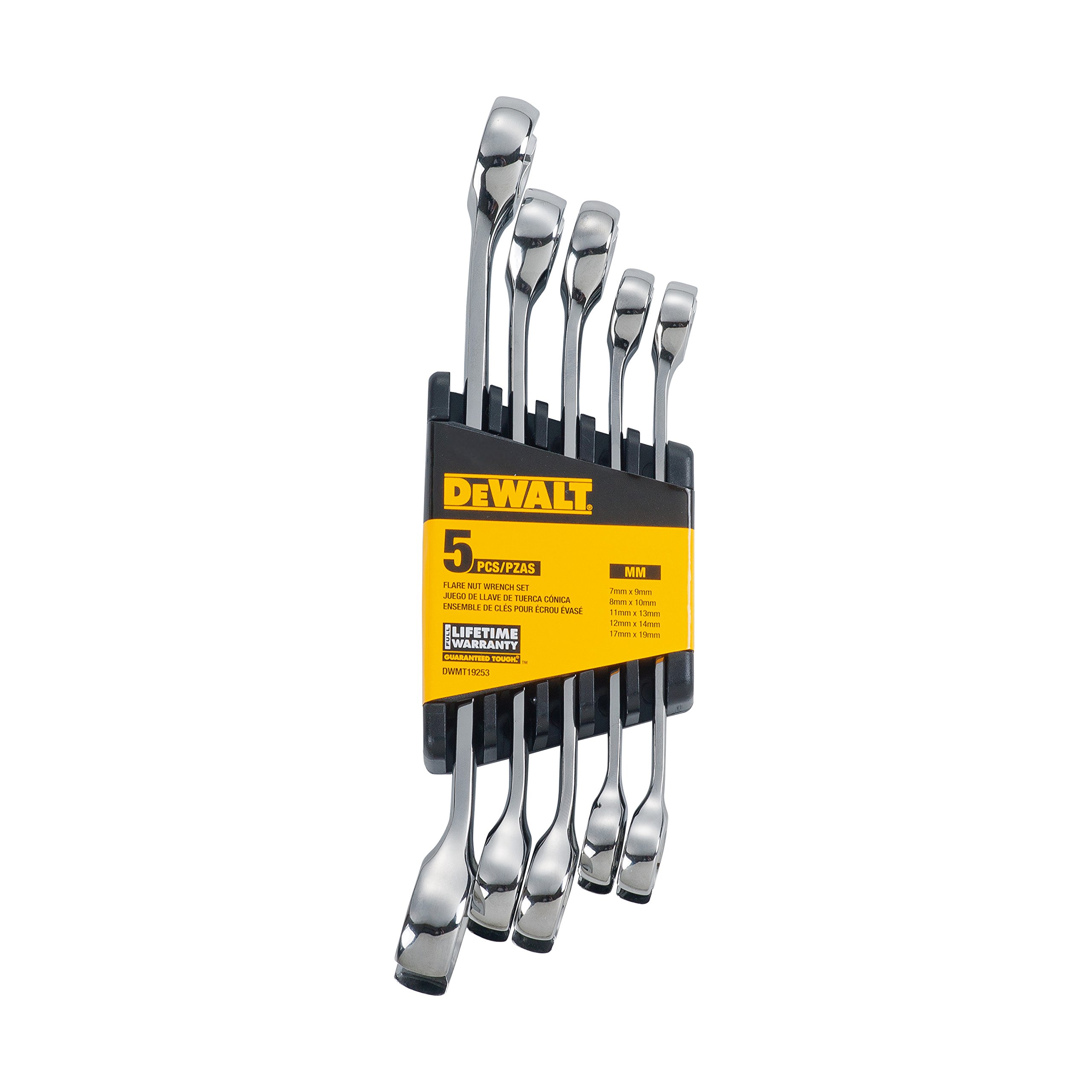 dewalt-dwmt719253-5-piece-full-polish-metric-flare-nut-wrench-set image 2