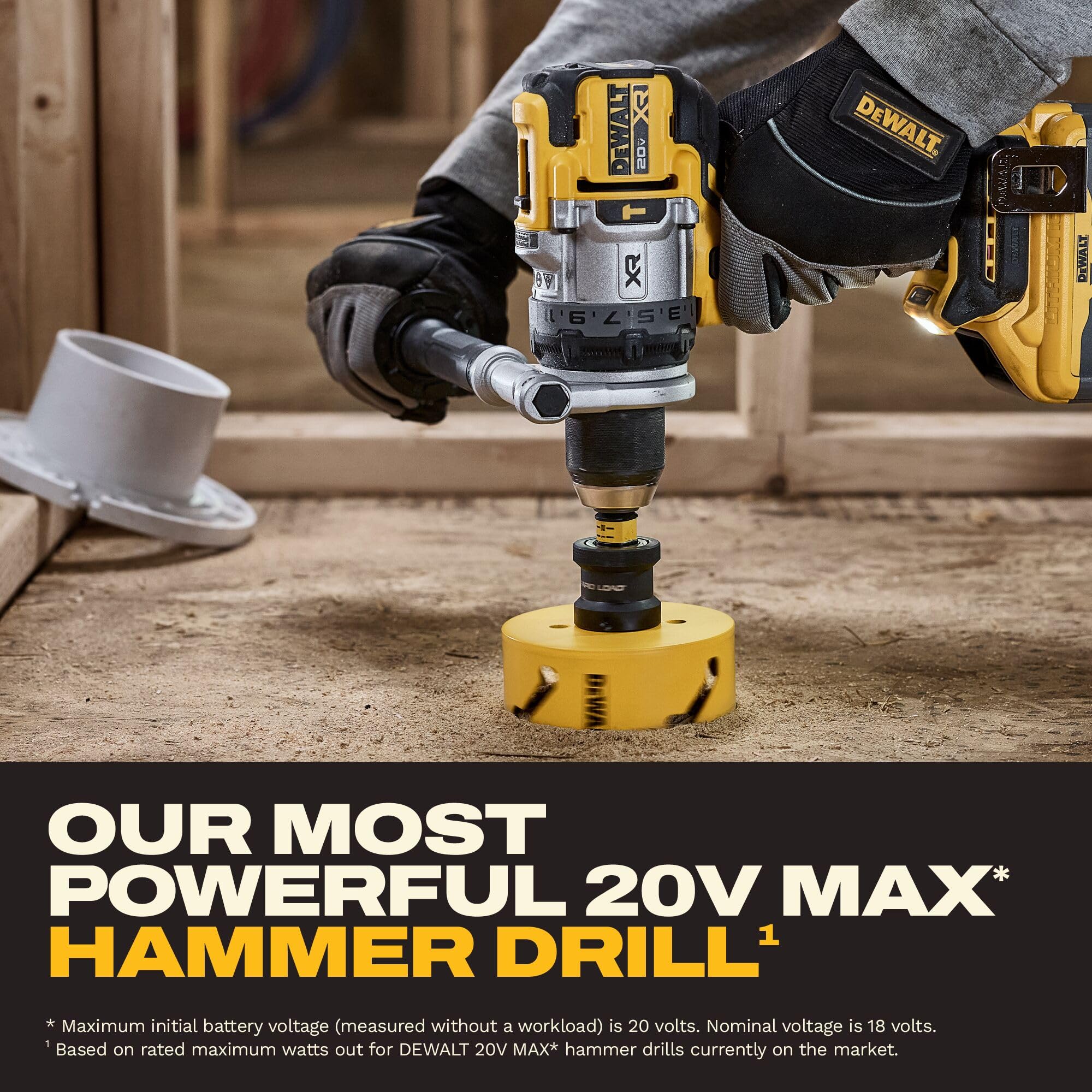 dewalt-20v-max-xr-dcd1007ww1-1-2-brushless-hammer-drill-kit-with-8ah-battery-and image 5