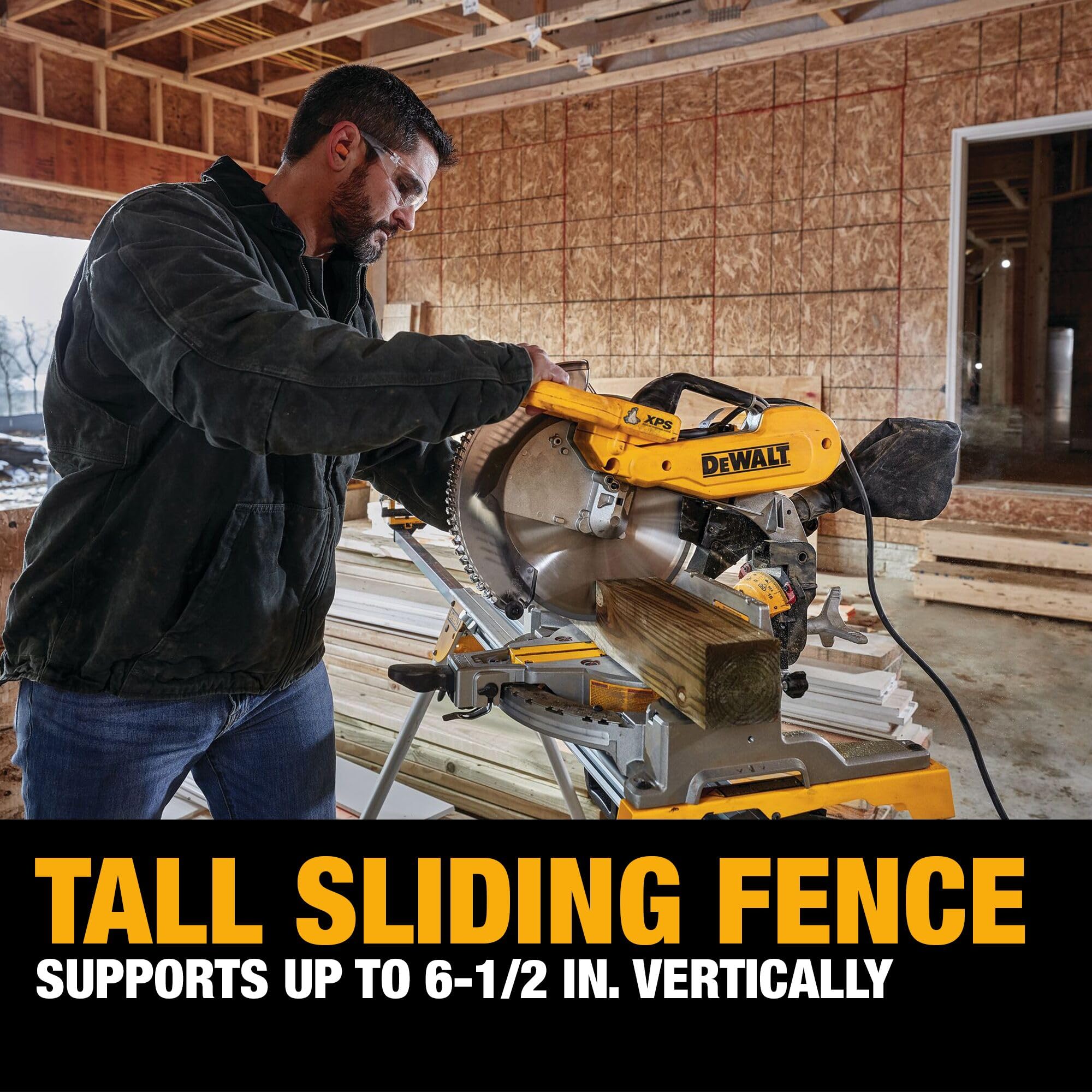 dewalt-12-inch-double-bevel-compound-miter-saw-with-xps-cutline-dws716xps-15-amp image 6