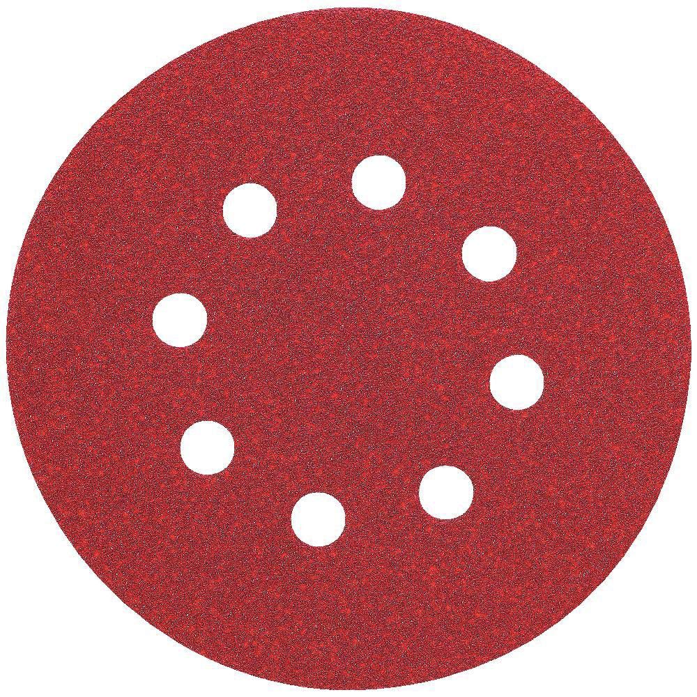 dewalt-dw4309-5-inch-80-grit-hook-and-loop-sandpaper-8-hole-25-pack image 2