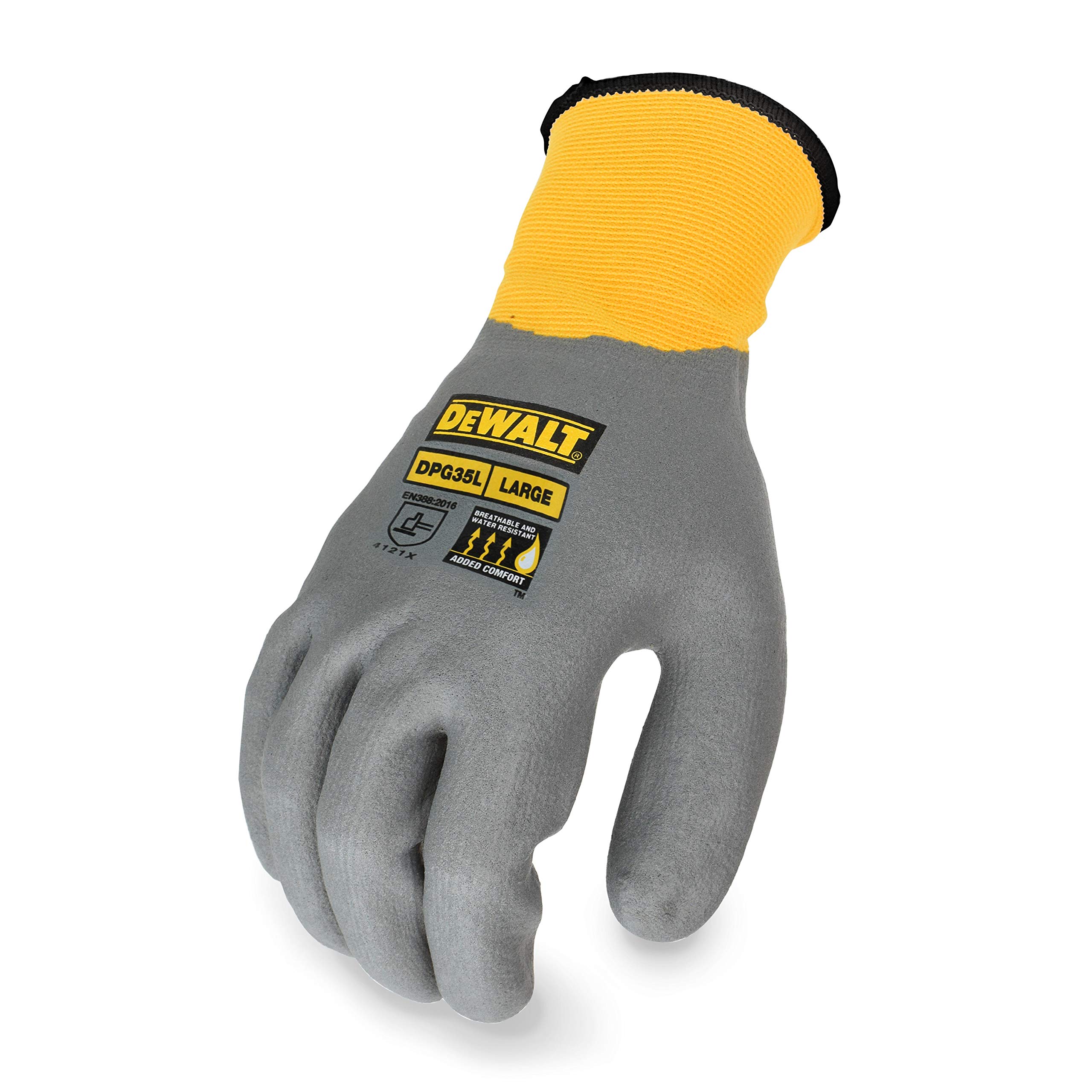 dewalt-dpg35-full-dip-water-resistant-breathable-work-gloves image 2