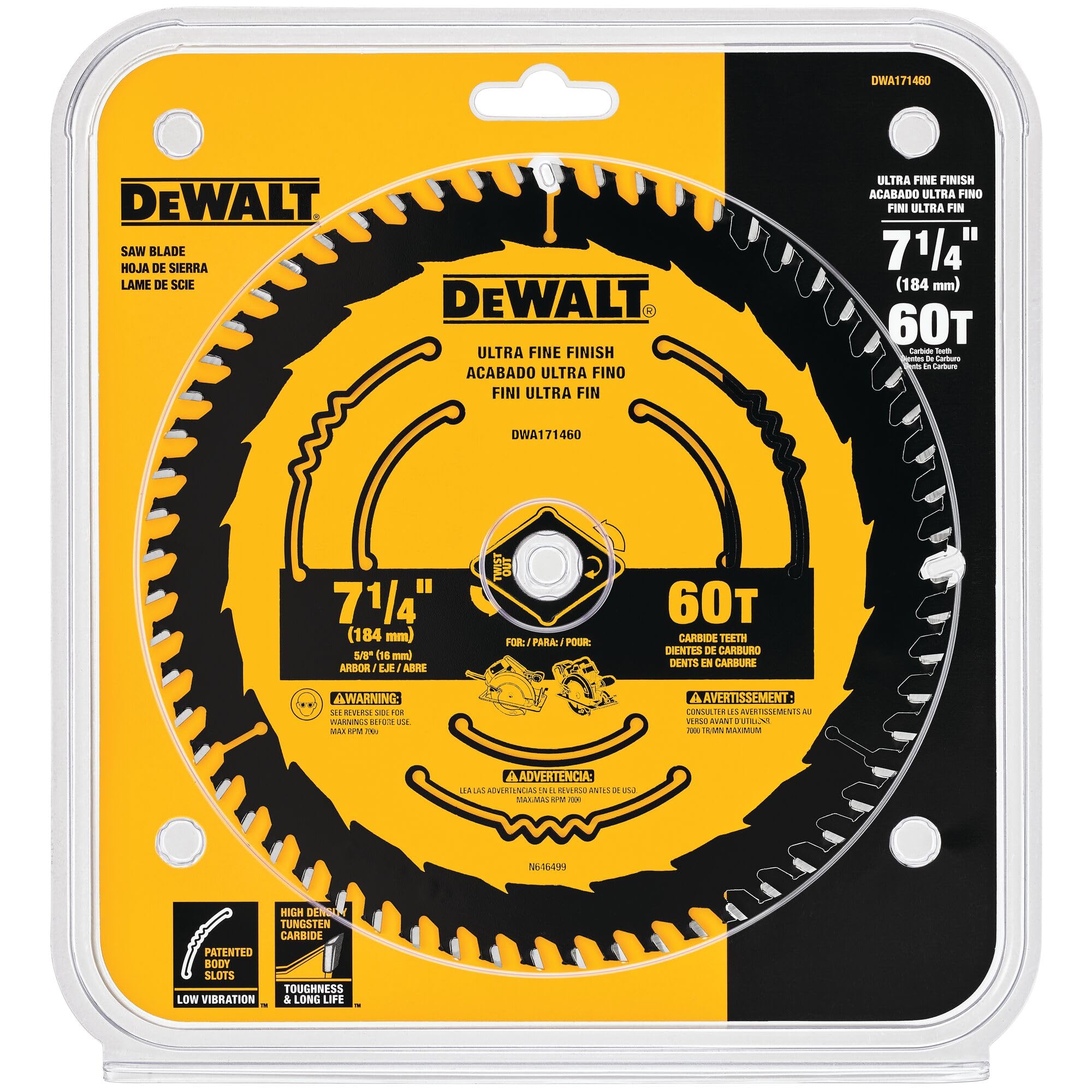 dewalt-dwa171460-7-1-4-in-60-tooth-circular-saw-blade image 8