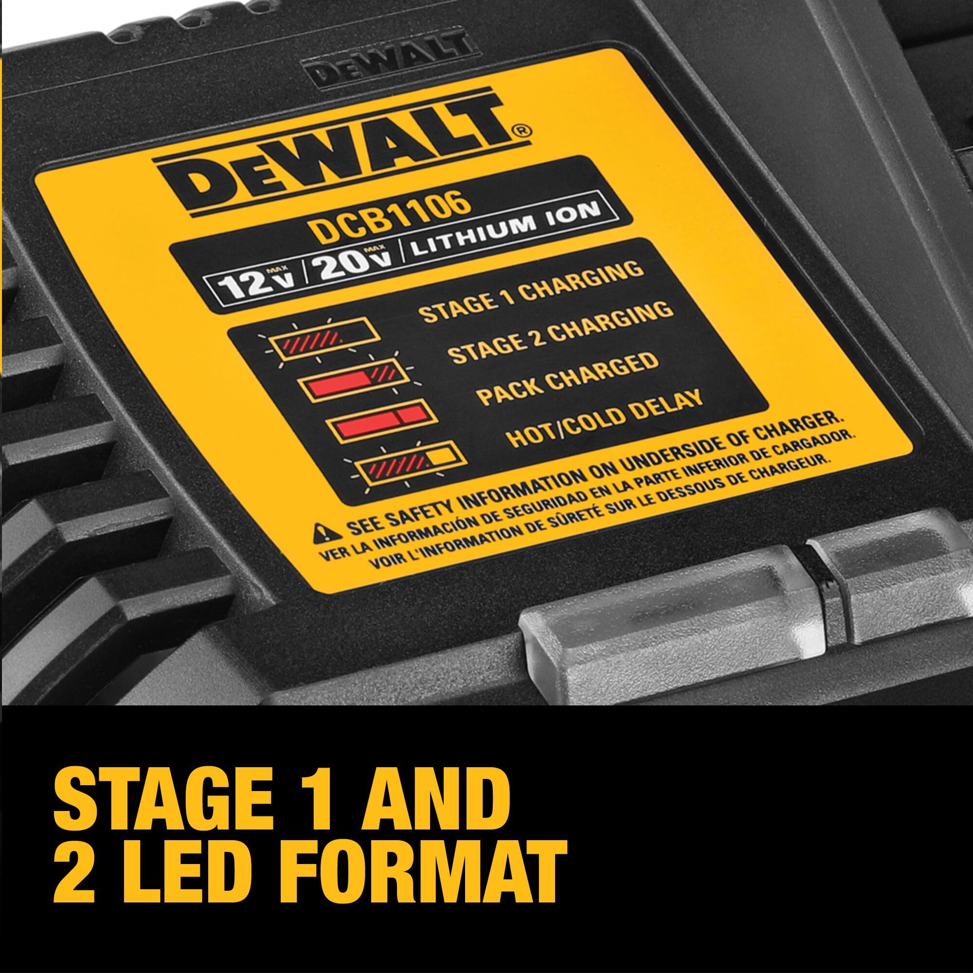 dewalt-dcb1106-6-amp-battery-charger-for-12v-max-20v-max-flexvolt image 5