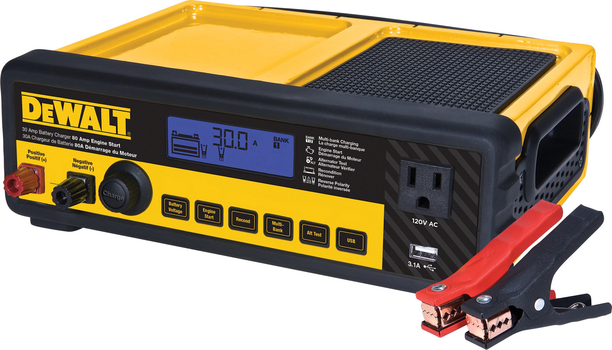 dewalt-dxaec801b-30a-bench-battery-charger-with-engine-start-and-maintainer image 6