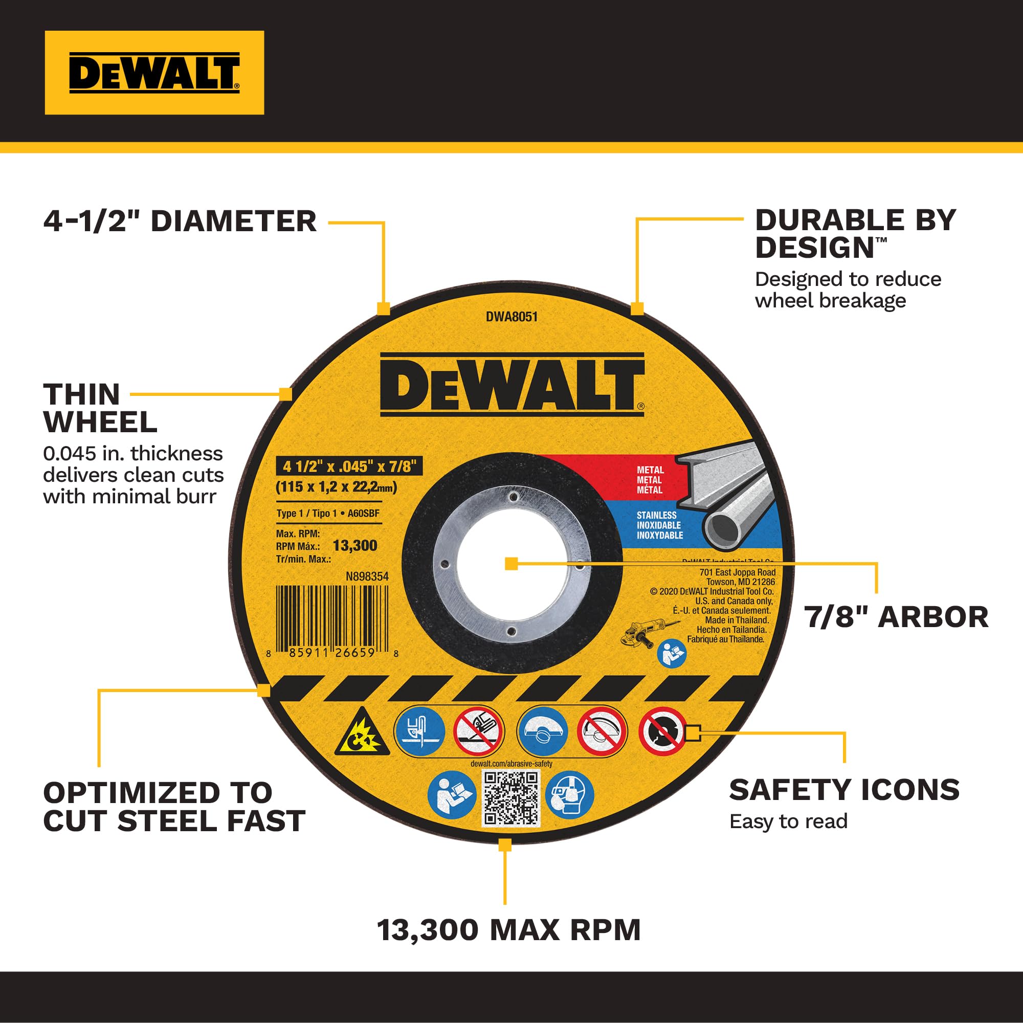 dewalt-dwa8051b15-4-1-2-x-045-cut-off-wheels-7-8-arbor-15-pack image 3