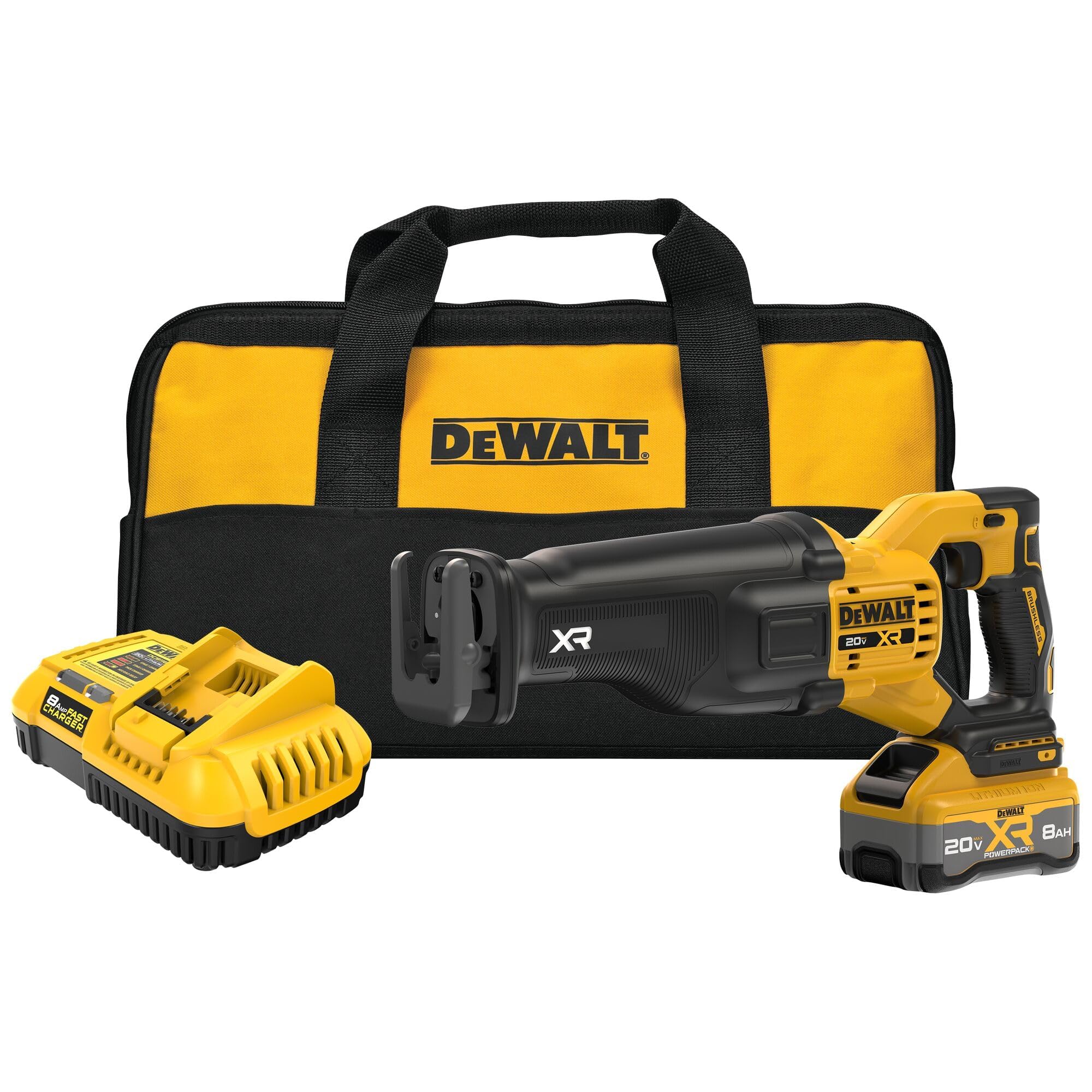 dewalt-dcs384ww1-20v-max-xr-brushless-reciprocating-saw-kit-with-battery-charger image 4