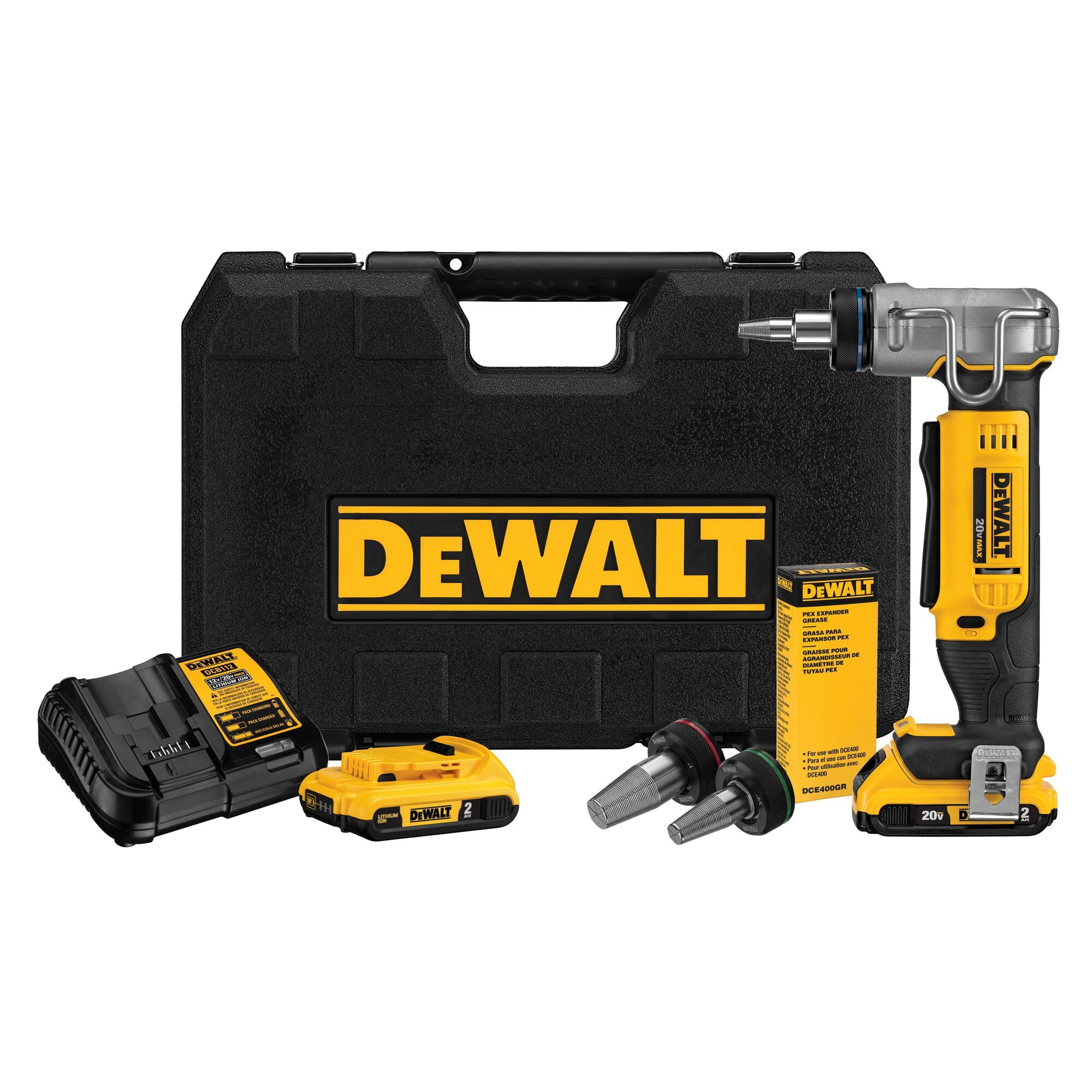 dewalt-20v-max-pex-expander-tool-kit-1-inch-dce400d2 image 1