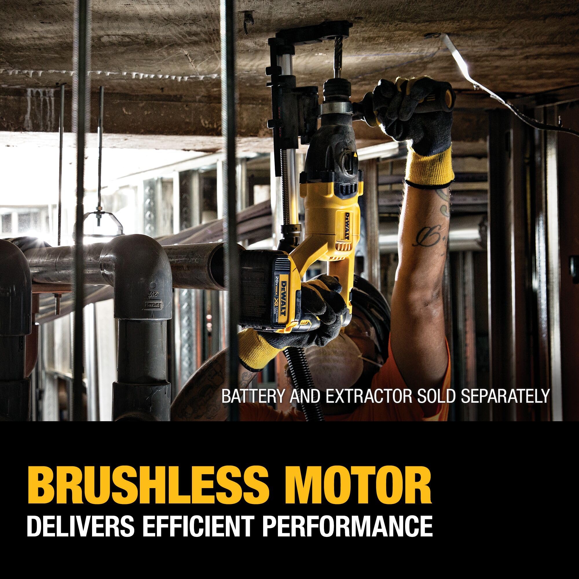 dewalt-dch133b-20v-max-brushless-sds-plus-rotary-hammer-bare image 7