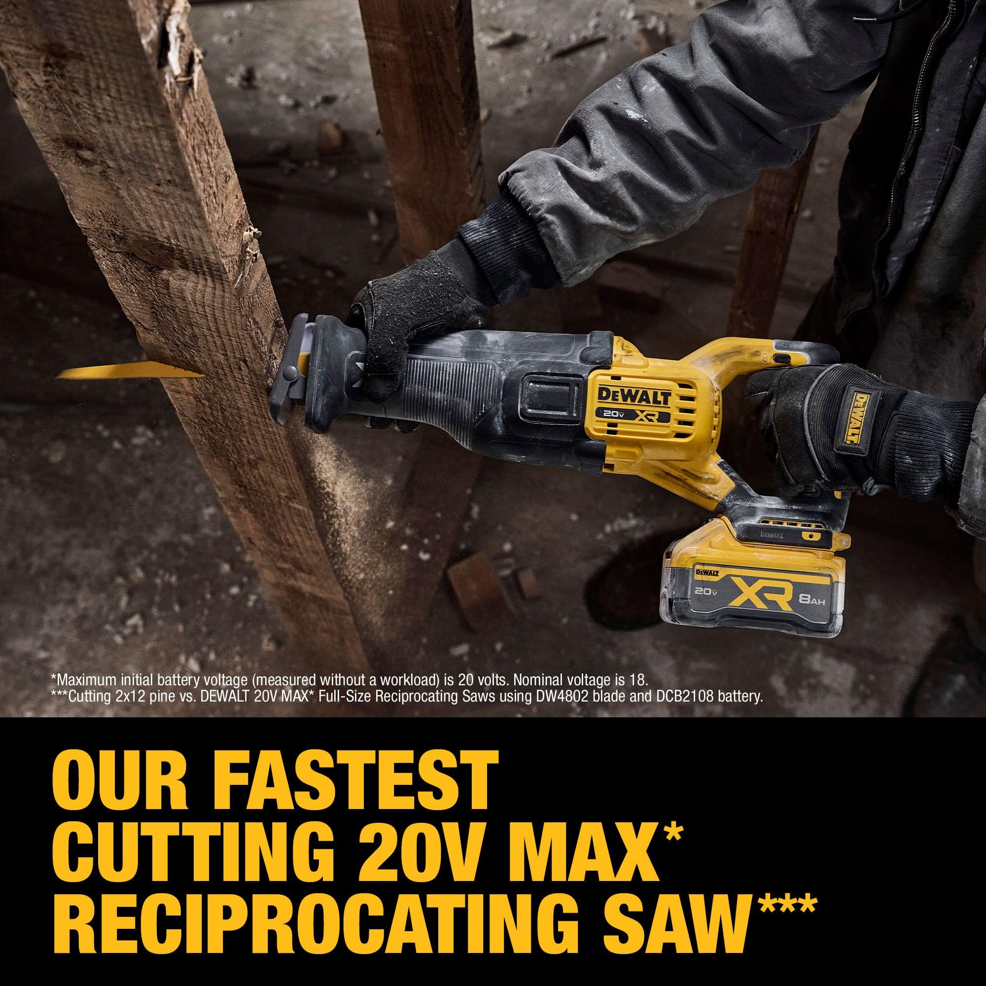 dewalt-dcs384ww1-20v-max-xr-brushless-reciprocating-saw-kit-with-battery-charger image 7