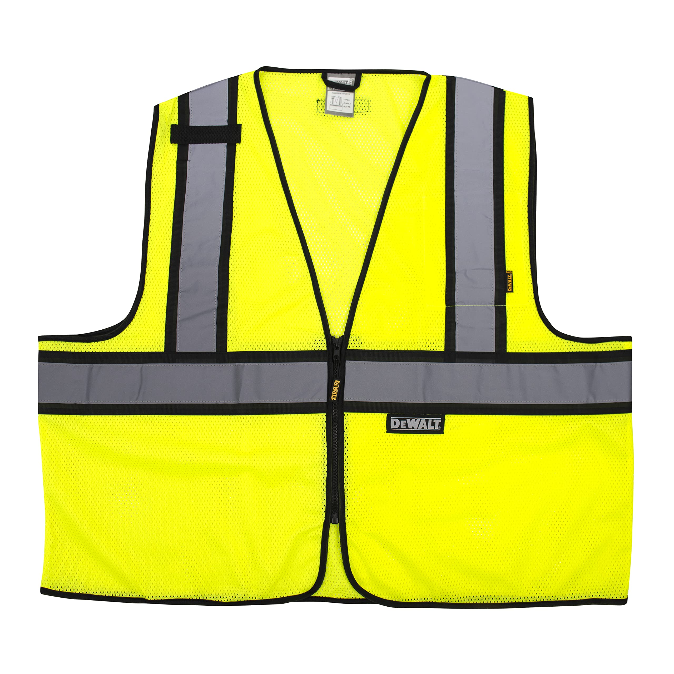 dewalt-dsv221-class-2-high-visibility-mesh-vest-green-large image 4