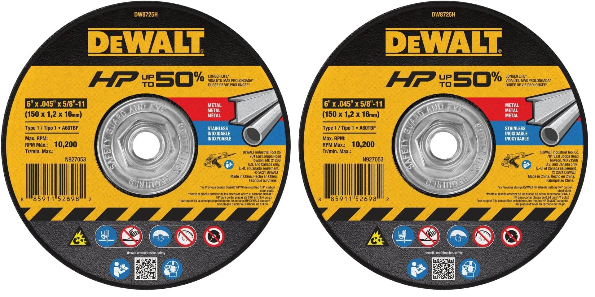 dewalt-dw8725h-6-in-x-0-045-in-x-5-8-11-in-aluminum-oxide-cutoff-wheel image 4